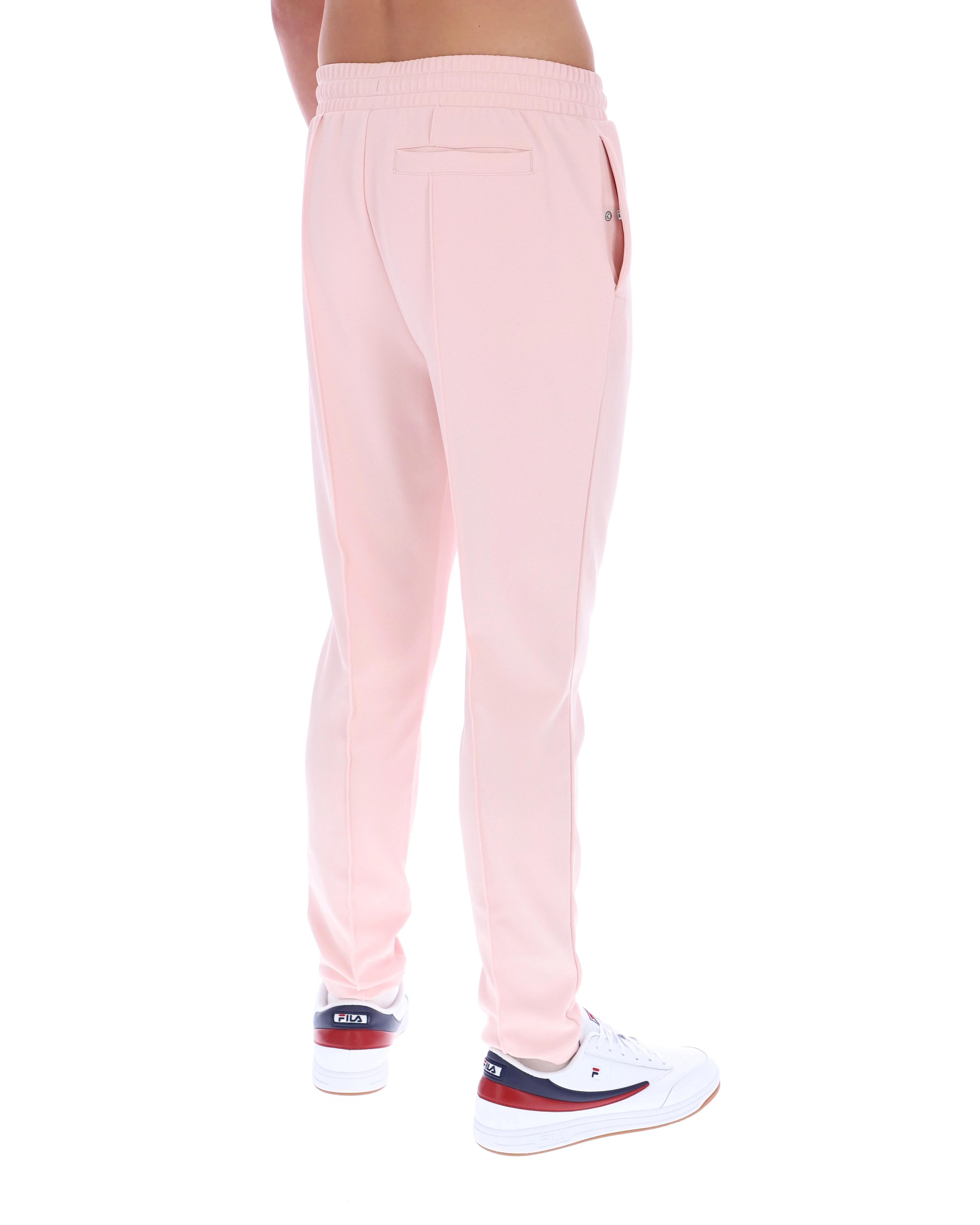 Pale Pink Molveno Pin Tuck Slim Leg Pants - Image 6