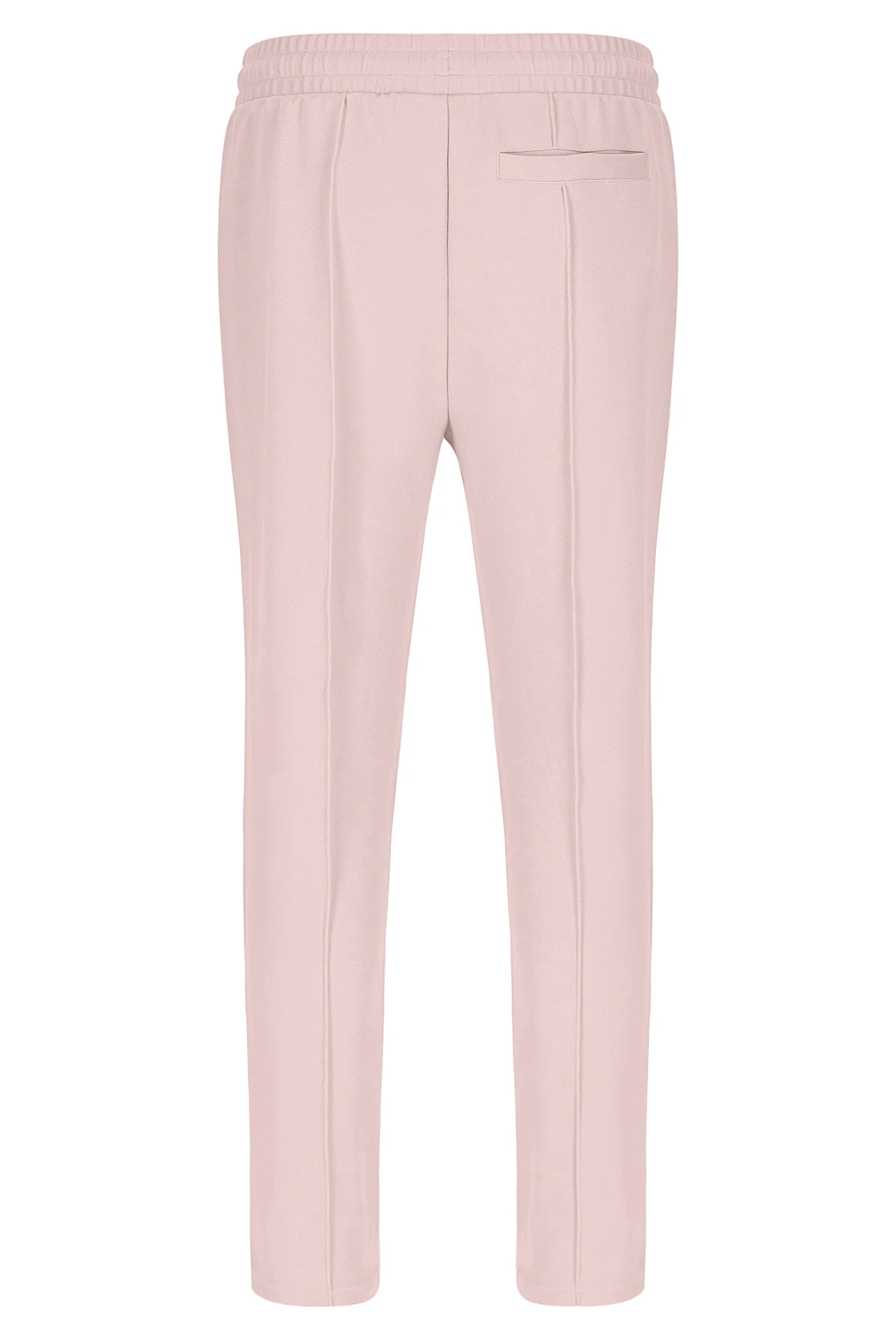 Pale Pink Molveno Pin Tuck Slim Leg Pants - Image 8