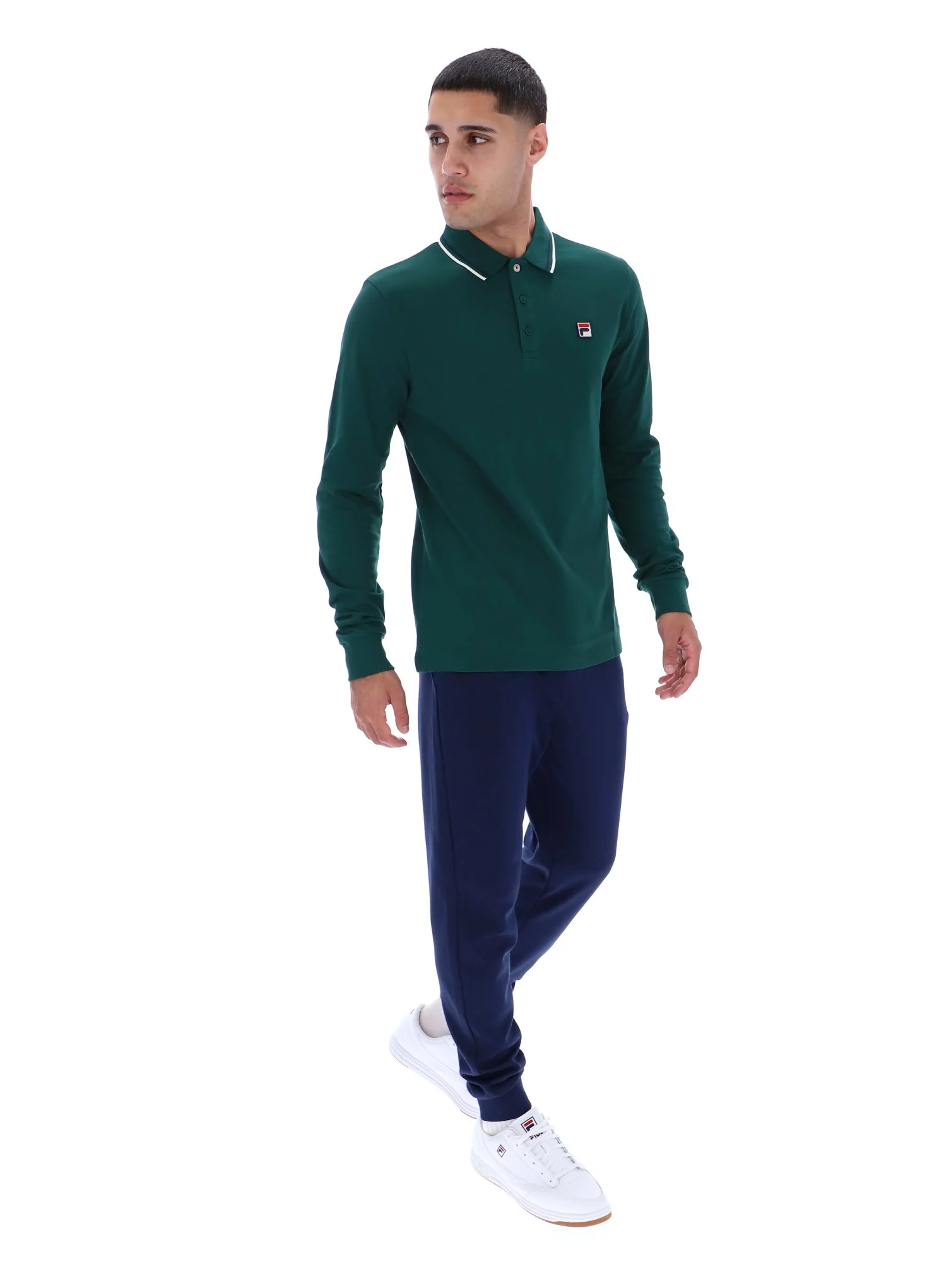 Rain Forest Monte Tipped Collar Long Sleeve Polo - Image 5