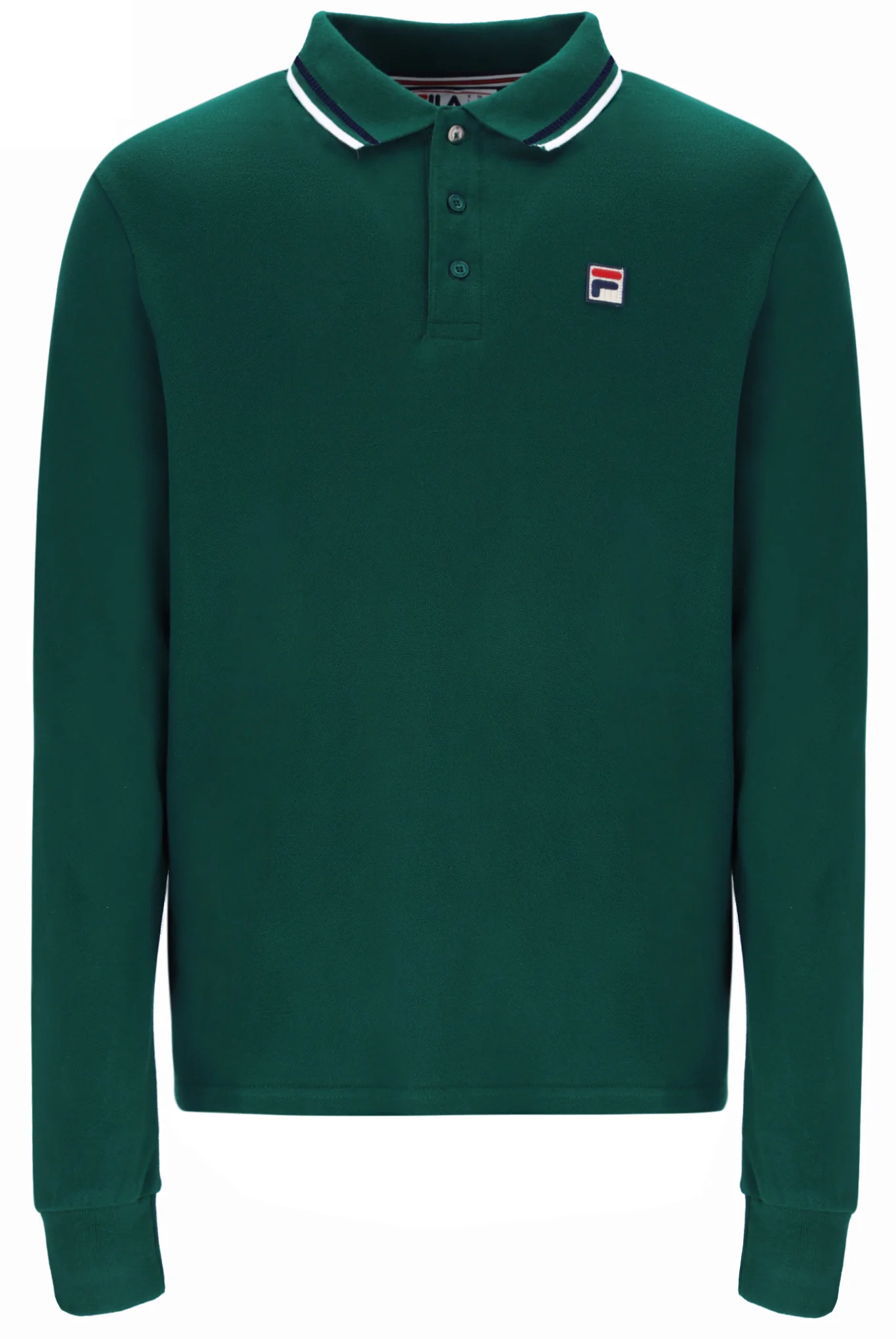 Rain Forest Monte Tipped Collar Long Sleeve Polo - Image 7