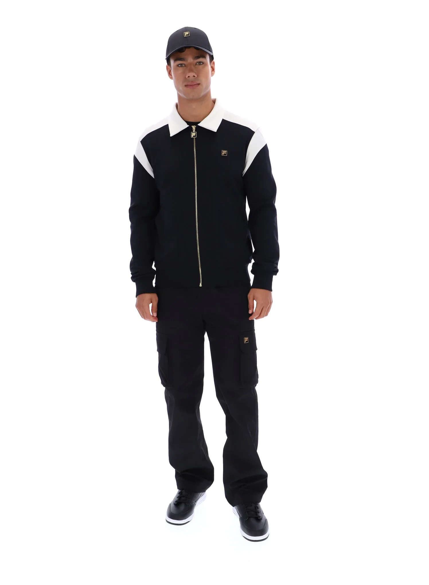 Black Morton Full Zip Jacket with Contrast Panels - Image 4