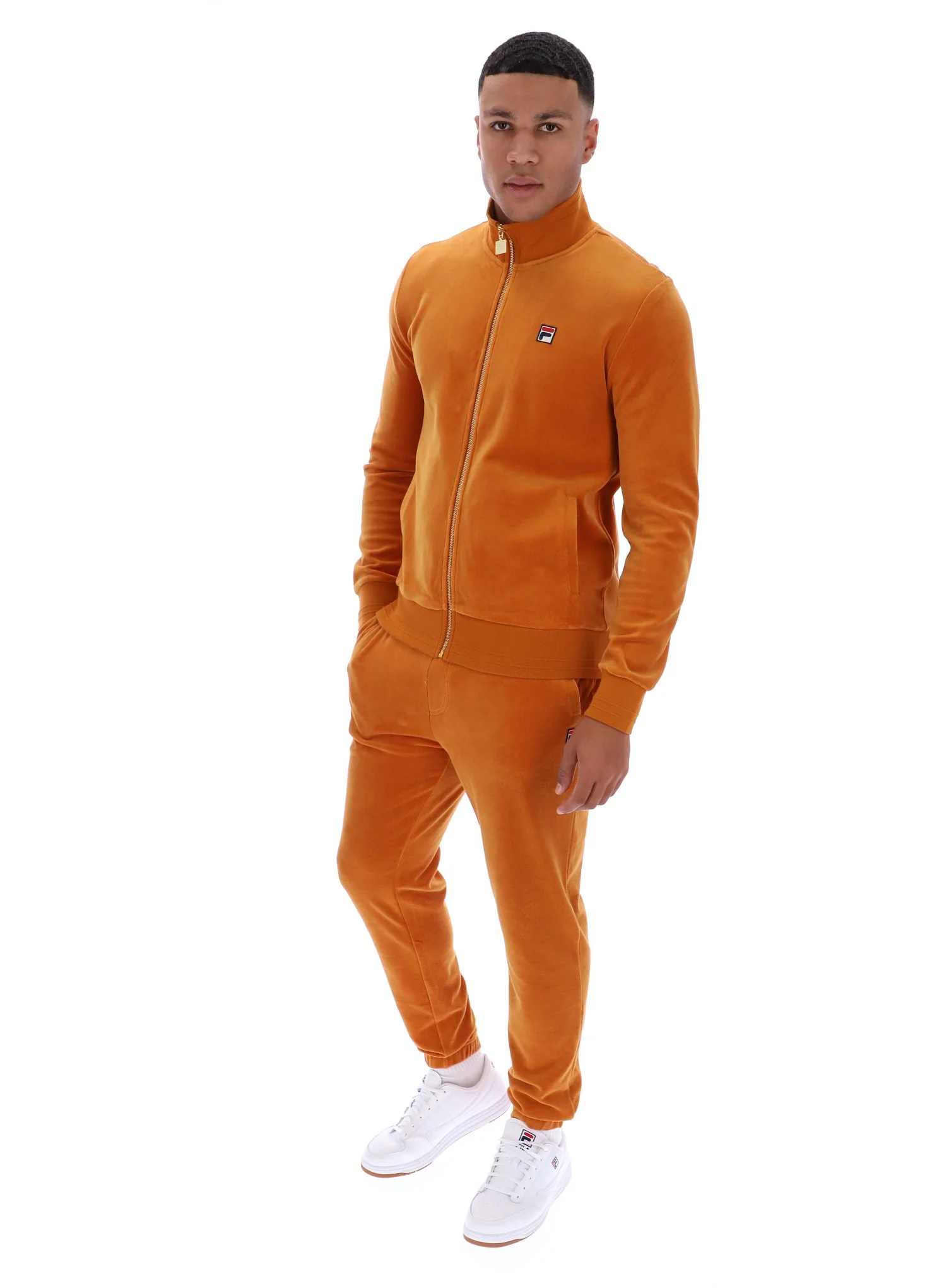 Pumpkin Spice Nero Velour Track Top - Image 5
