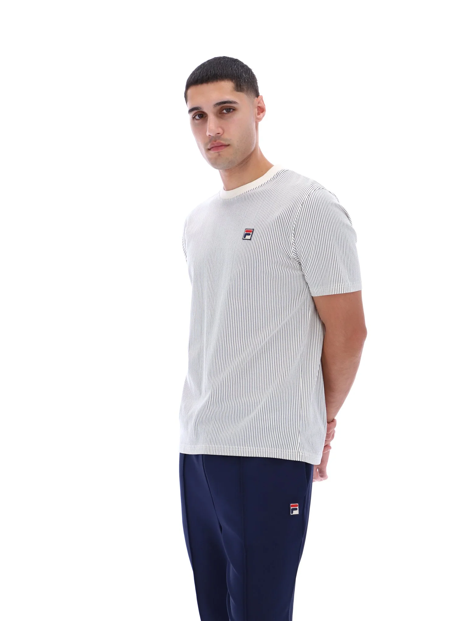 Gardenia Nilo Printed Pinstripe T-Shirt - Image 2