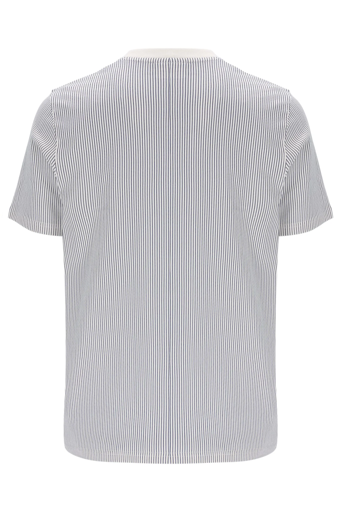 Gardenia Nilo Printed Pinstripe T-Shirt - Image 9