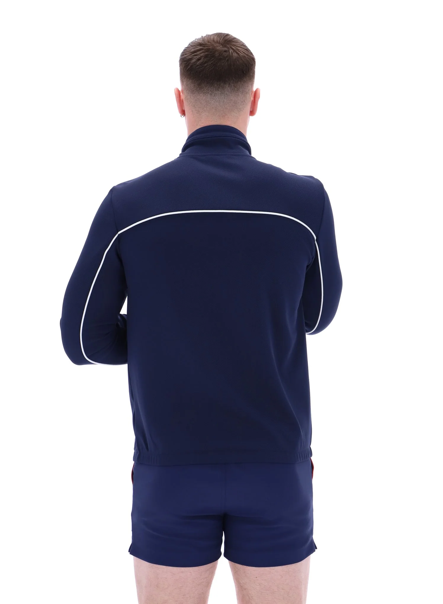 Fila Navy Noble Archive Piping Track Top - Image 6