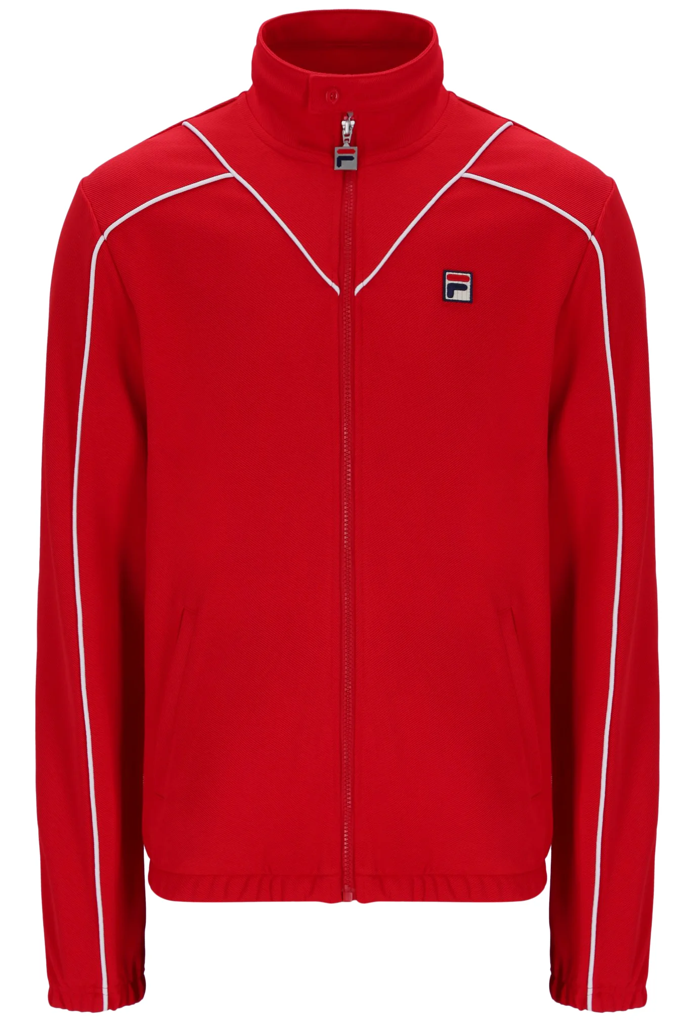 Fila Red Noble Archive Piping Track Top - Image 2