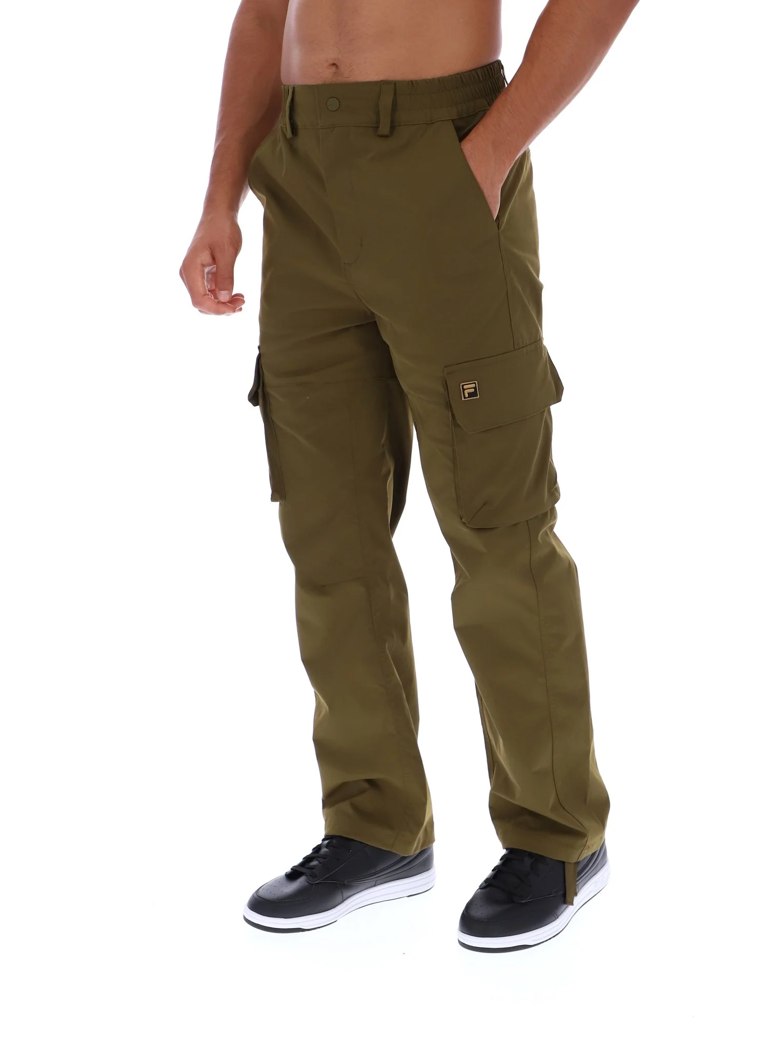 Dark Olive Oscar Cargo Pants - Image 3