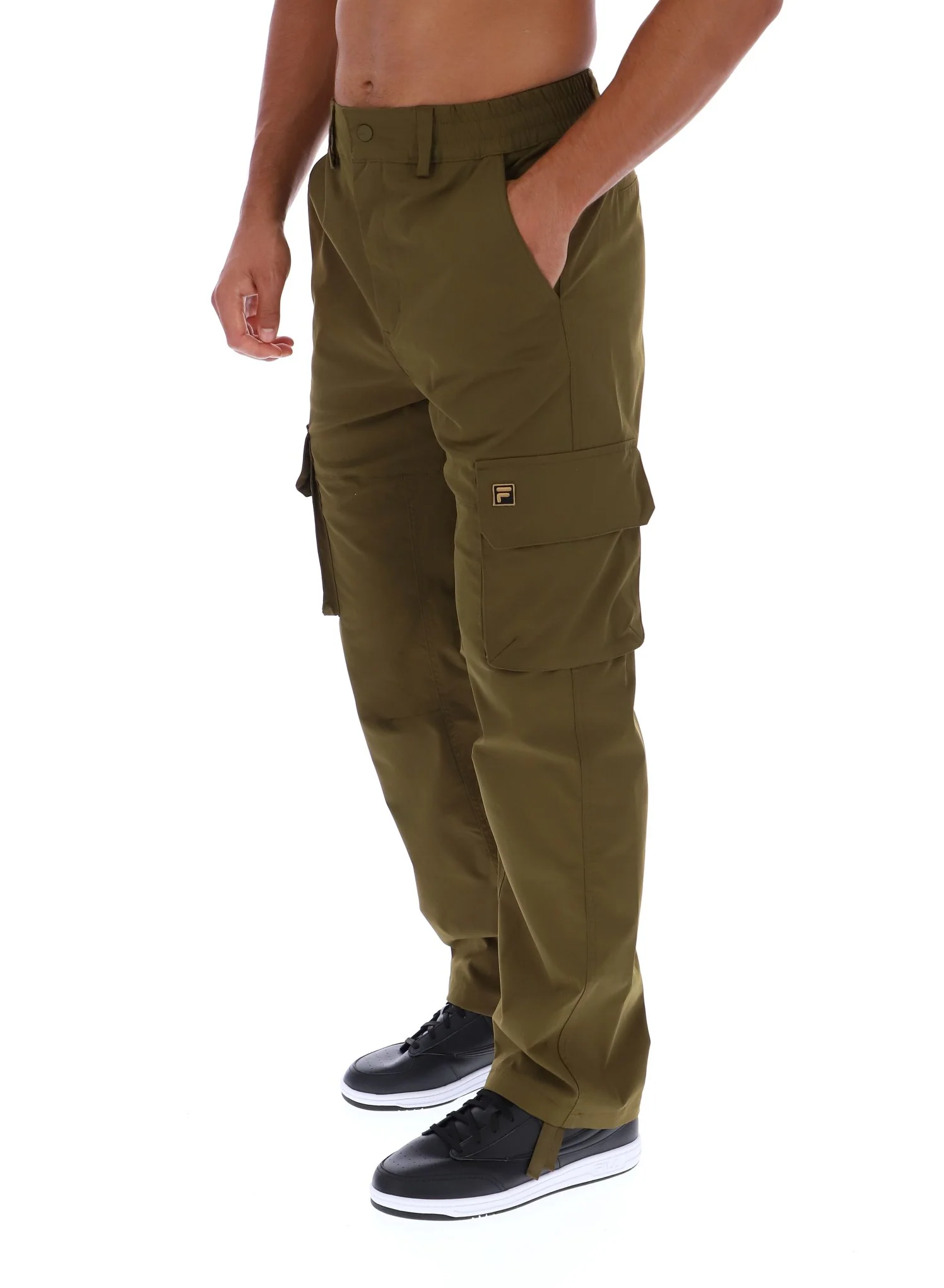 Dark Olive Oscar Cargo Pants - Image 7