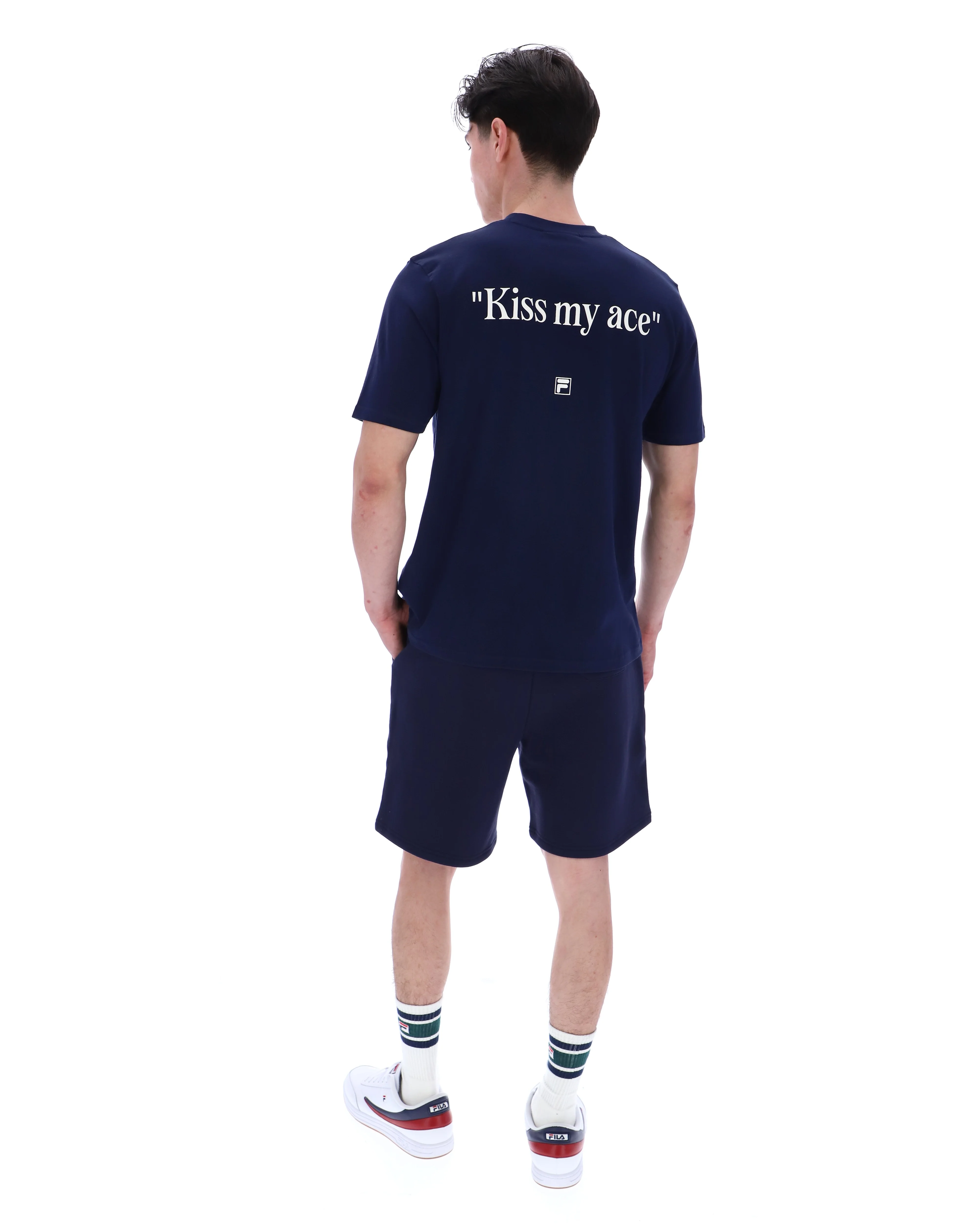 Fila Navy Osvaldo Graphic T-Shirt - Image 7