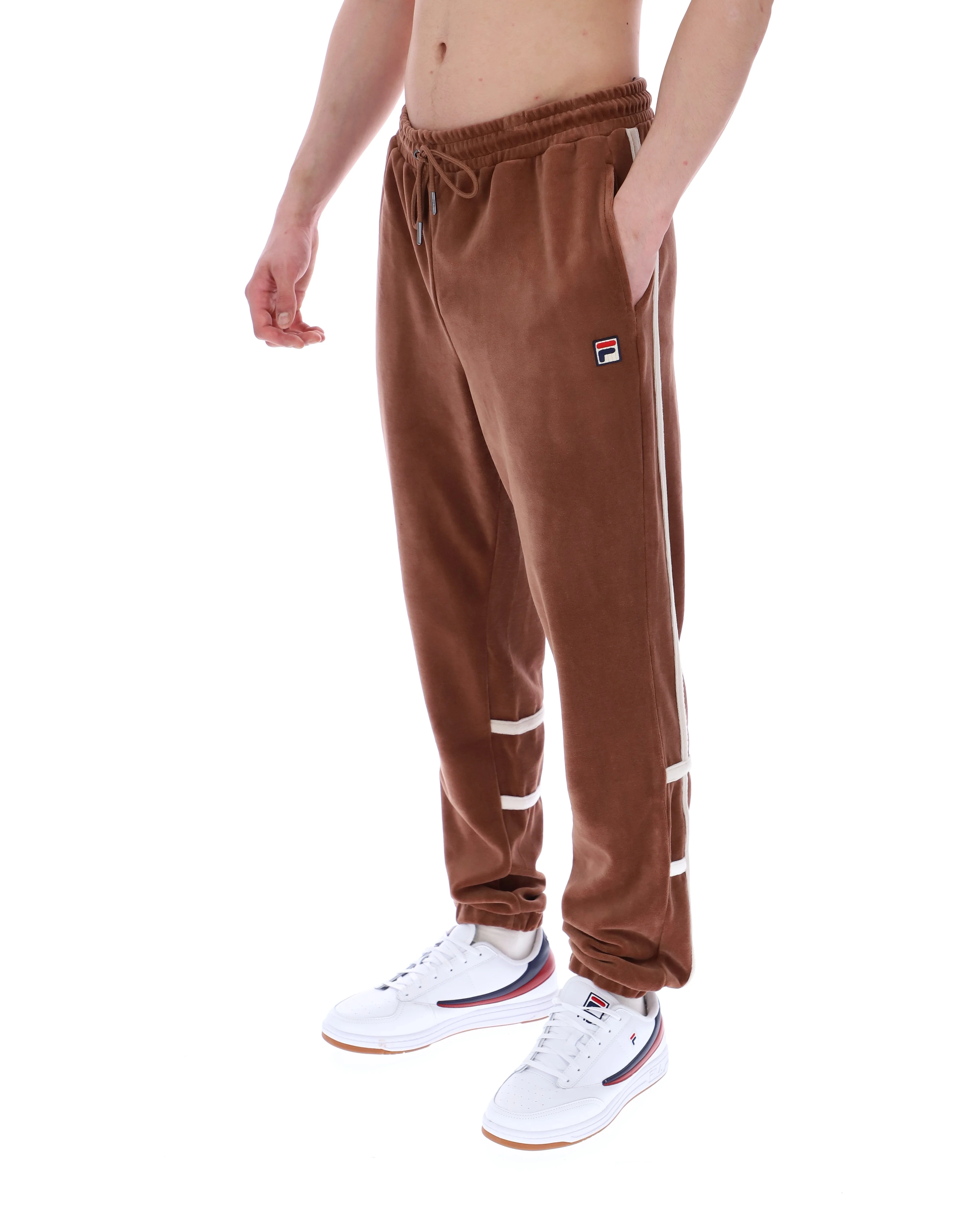 Cappuccino Otello Contrast Panel Track Pants - Image 3