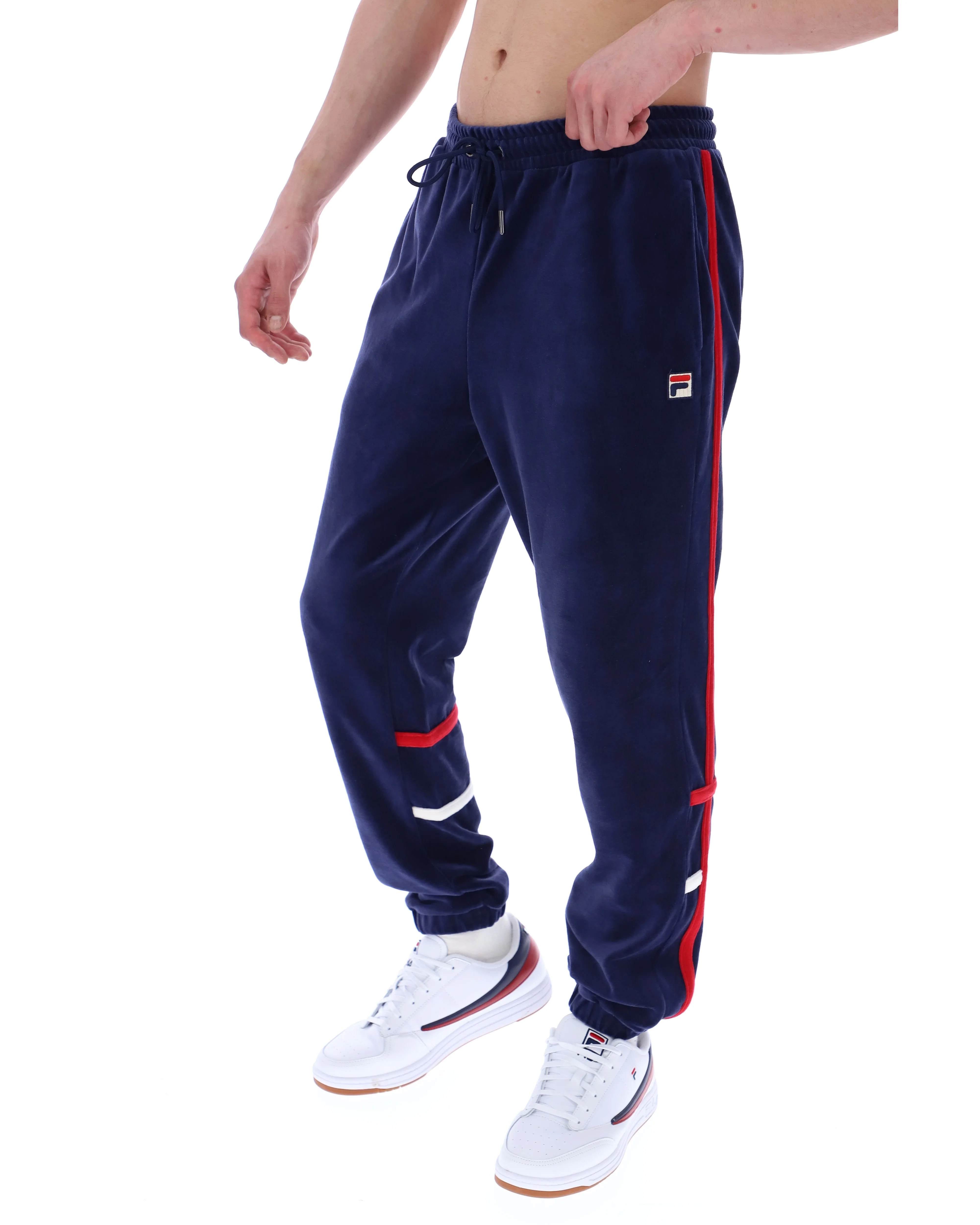 Fila Navy Otello Contrast Panel Track Pants - Image 3