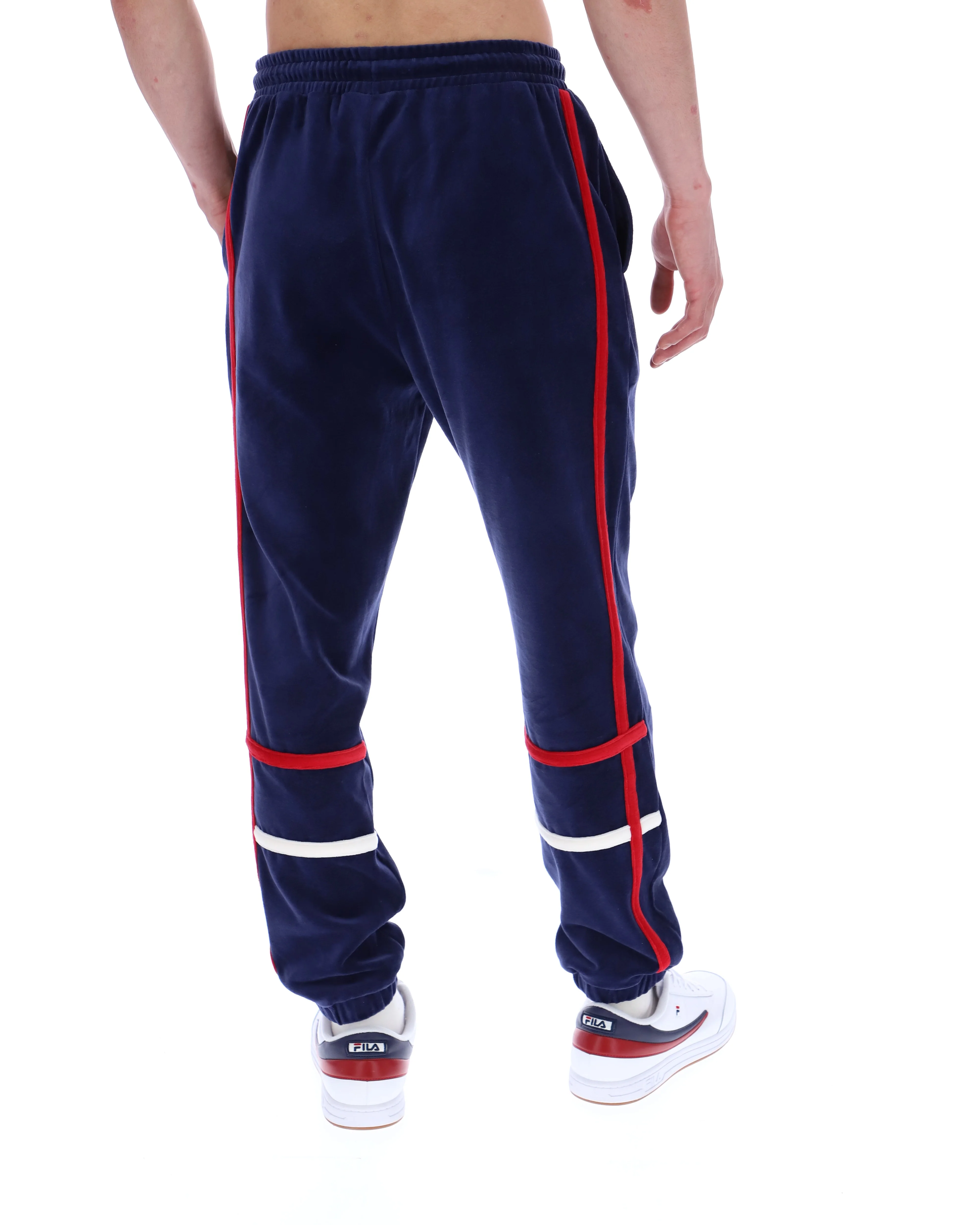 Fila Navy Otello Contrast Panel Track Pants - Image 6