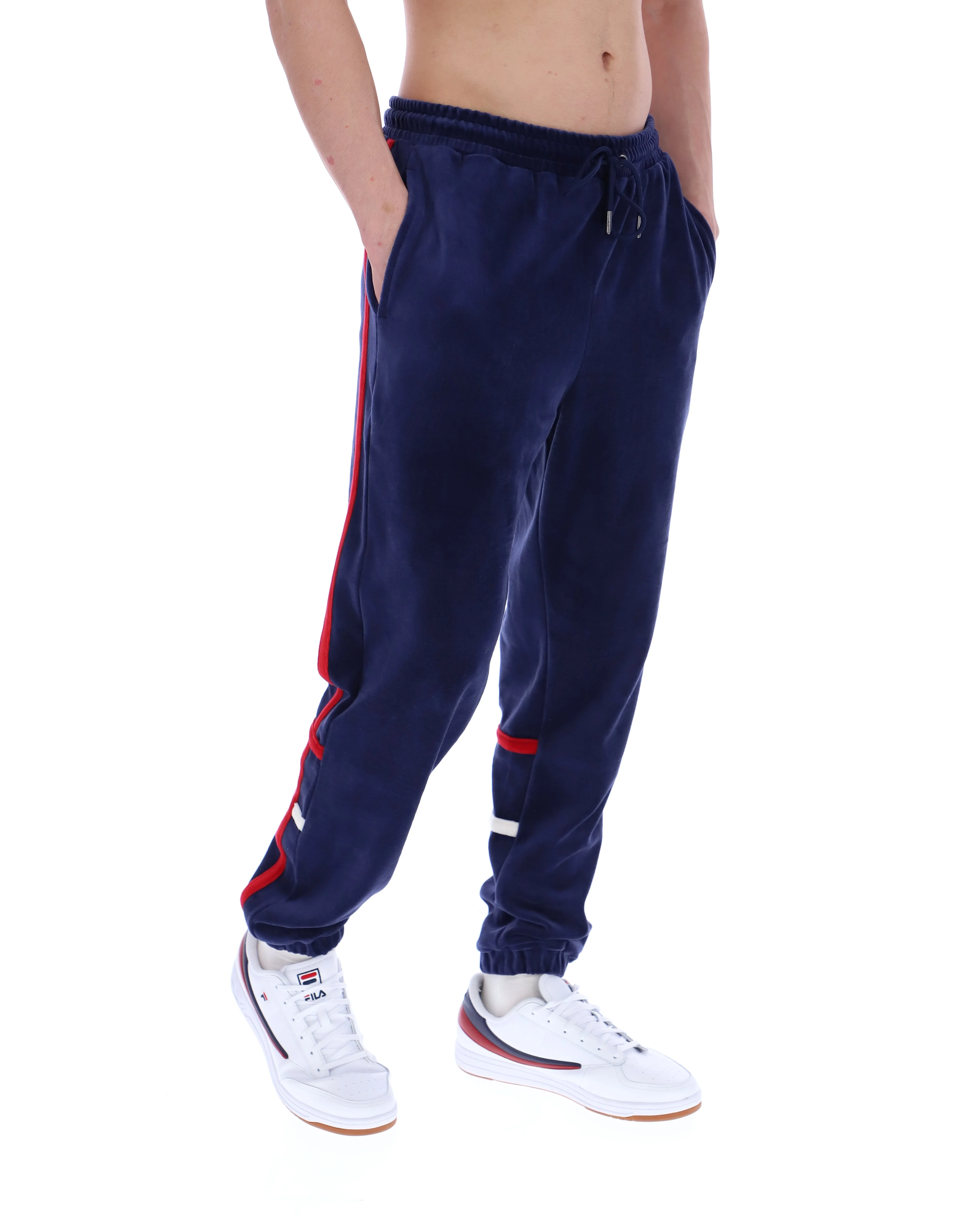 Fila Navy Otello Contrast Panel Track Pants - Image 7
