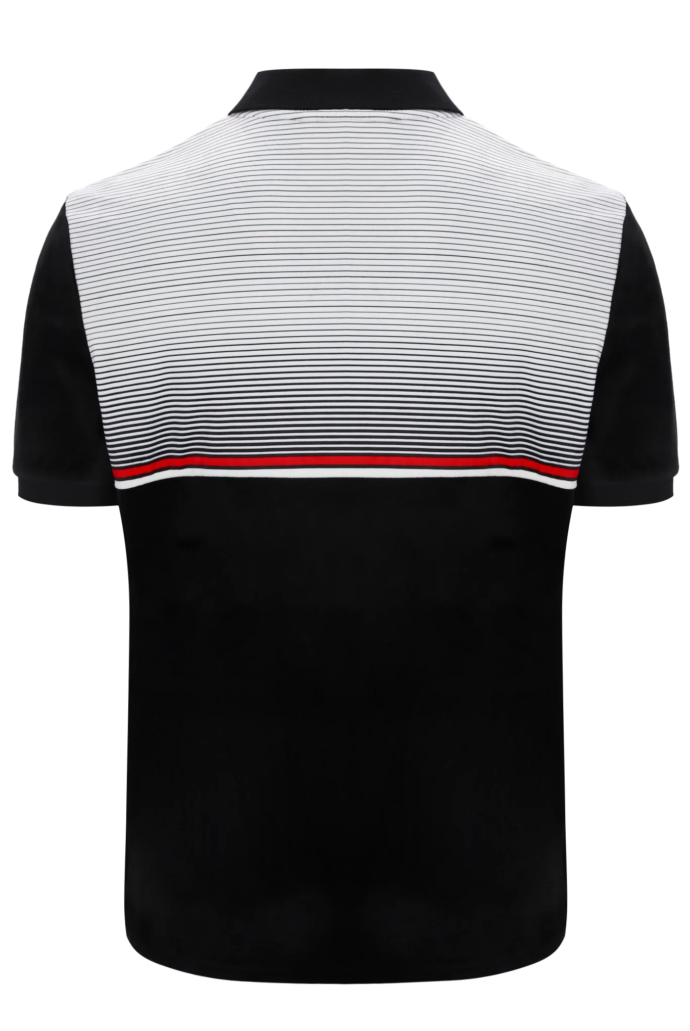Black Paco Zip Up Velour Polo - Image 8