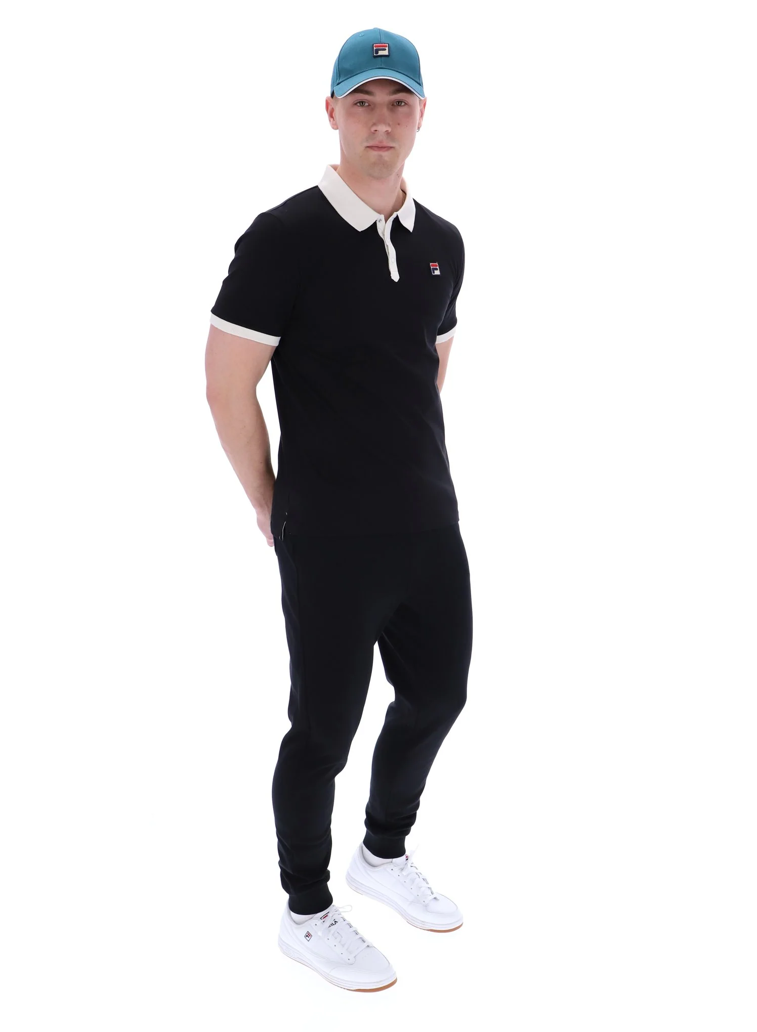 Black Panatta 2 Short Sleeve Polo - Image 3