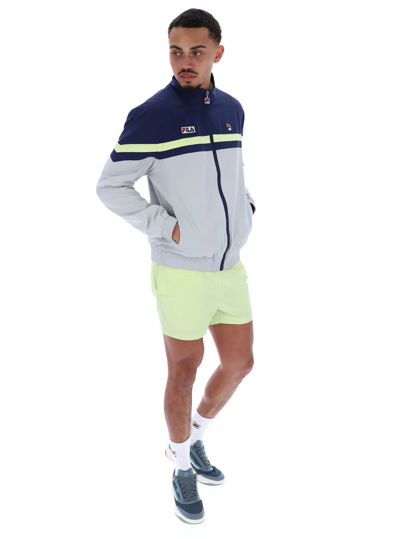 Fila Navy Phillip Cut And Sew Track Top - Image 10