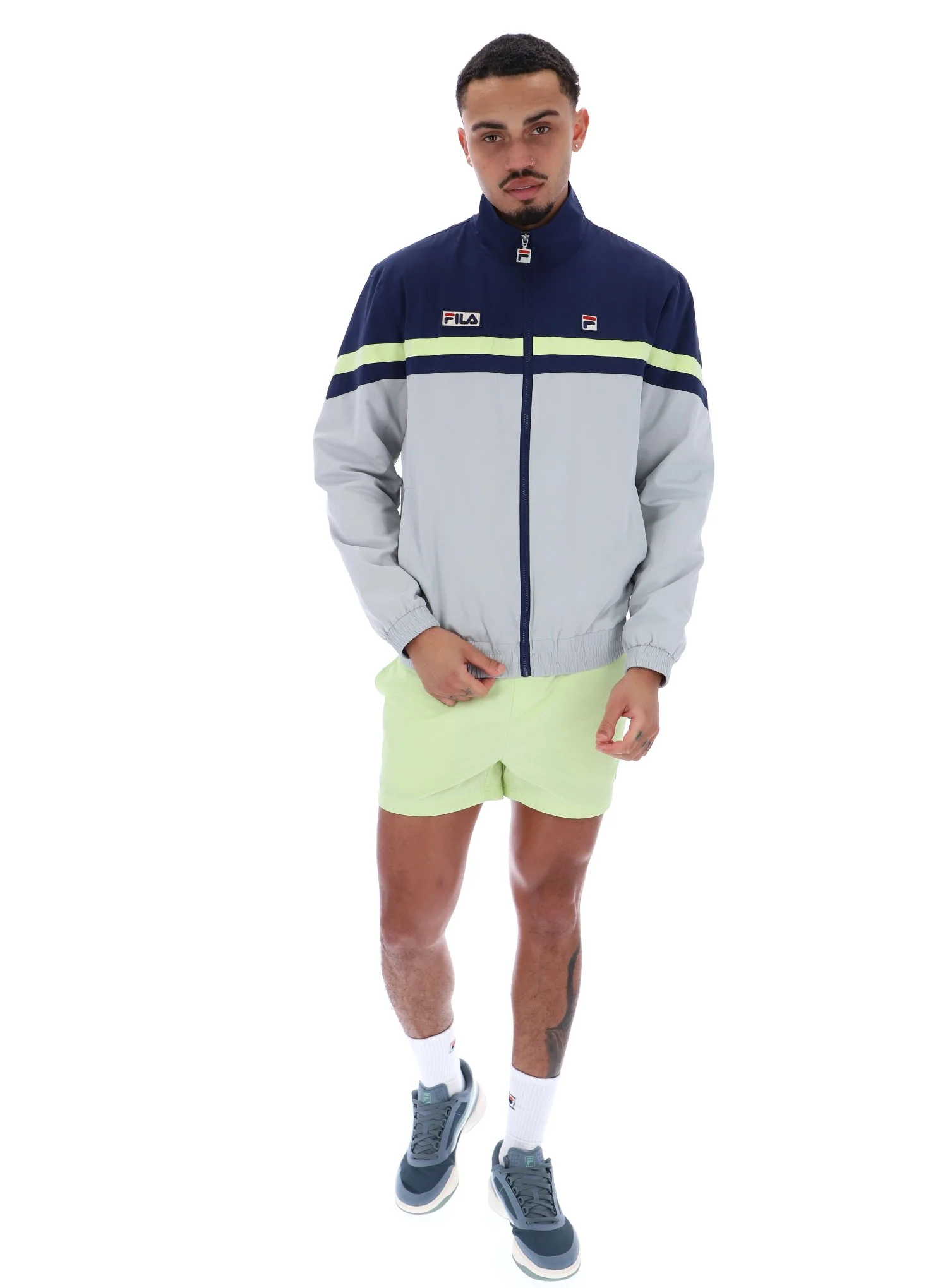 Fila Navy Phillip Cut And Sew Track Top - Image 8