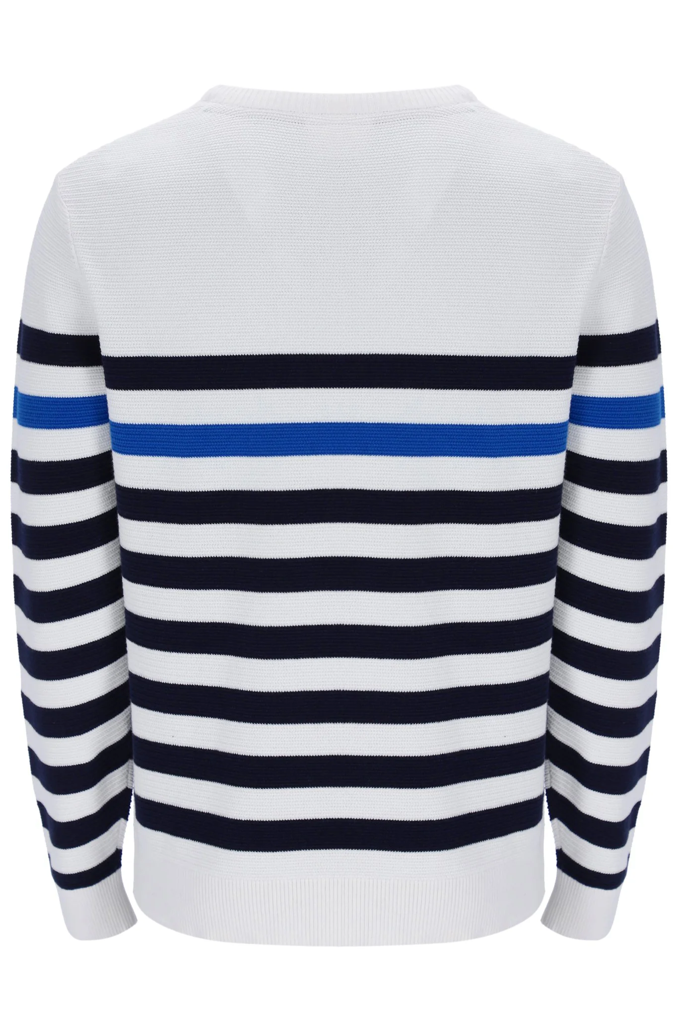 Striped Rakulan Crochet Knitted Sweatshirt - Image 8