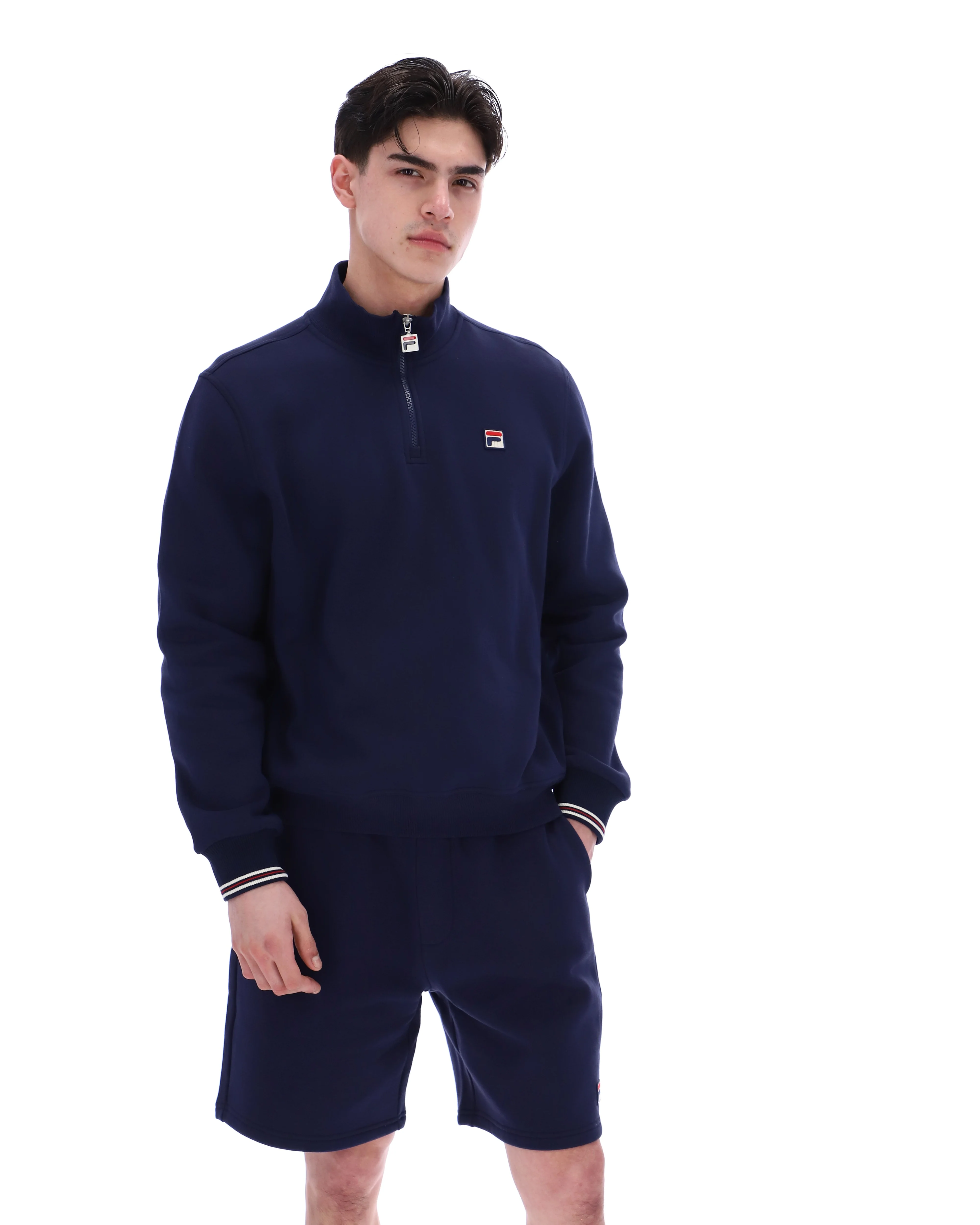 Fila Navy Ramy F-Box 1/4 Zip Up Jumper - Image 5