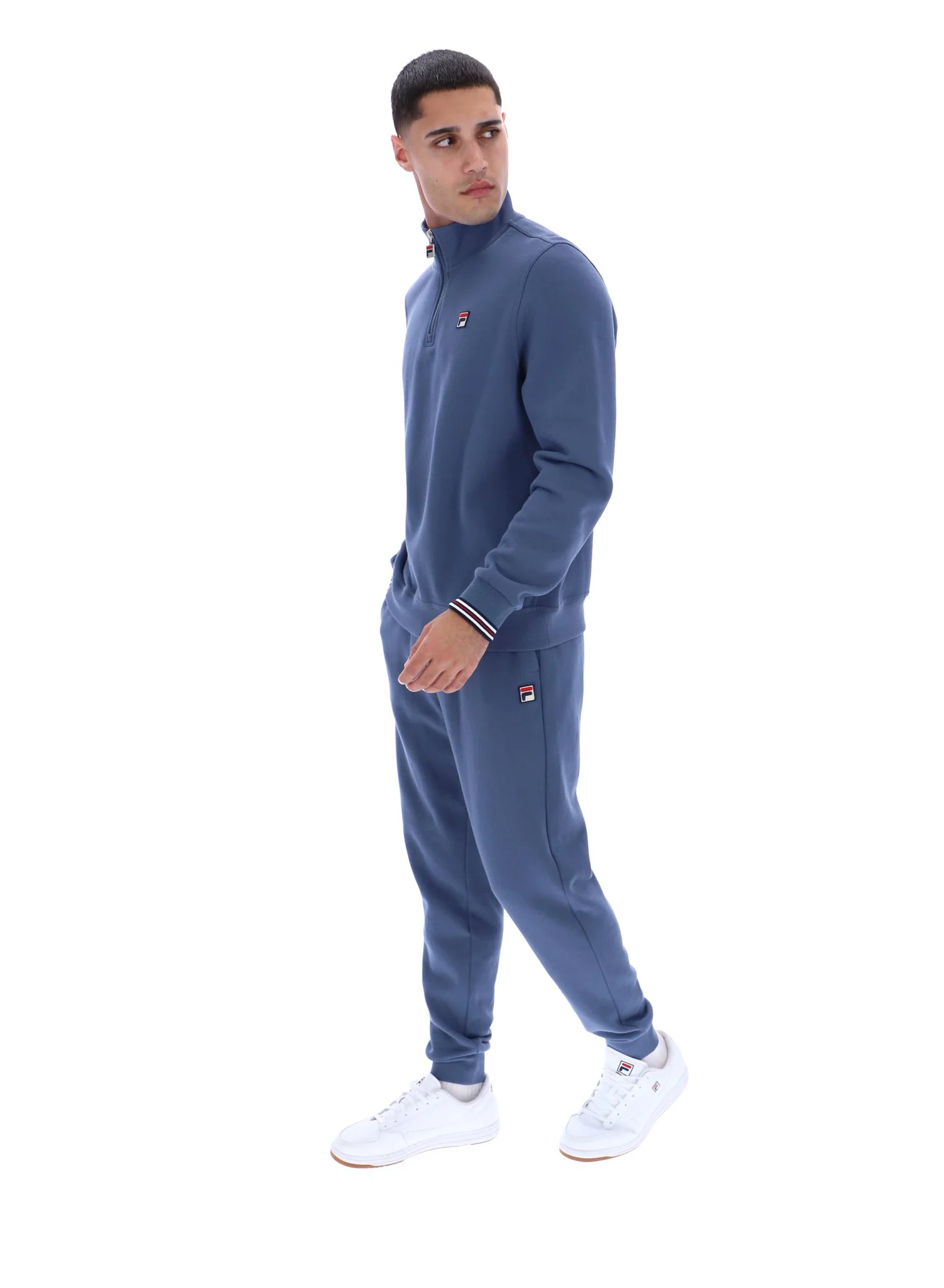 Vintage Indigo Ramy F-Box 1/4 Zip Up Jumper - Image 4