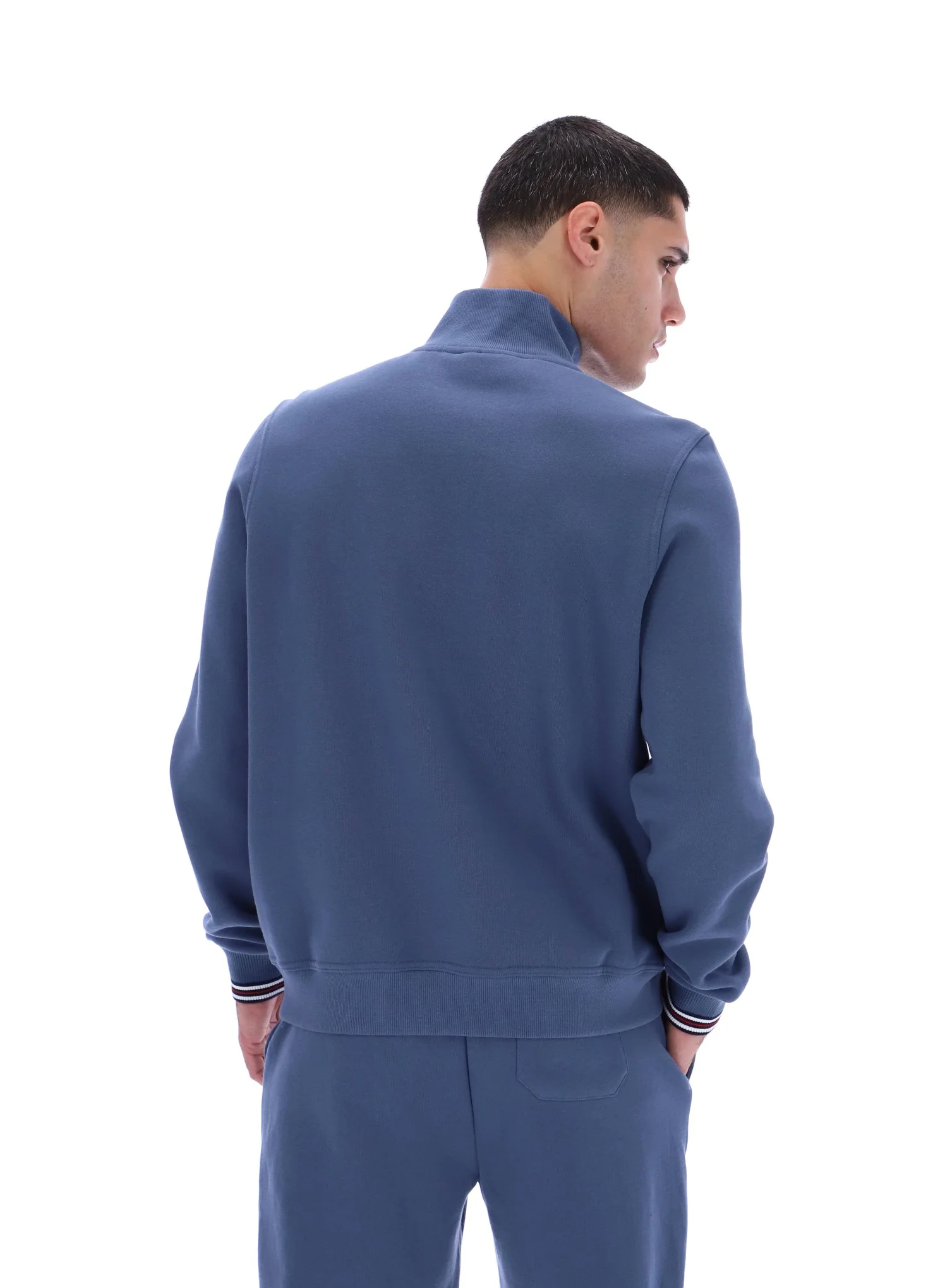 Vintage Indigo Ramy F-Box 1/4 Zip Up Jumper - Image 7