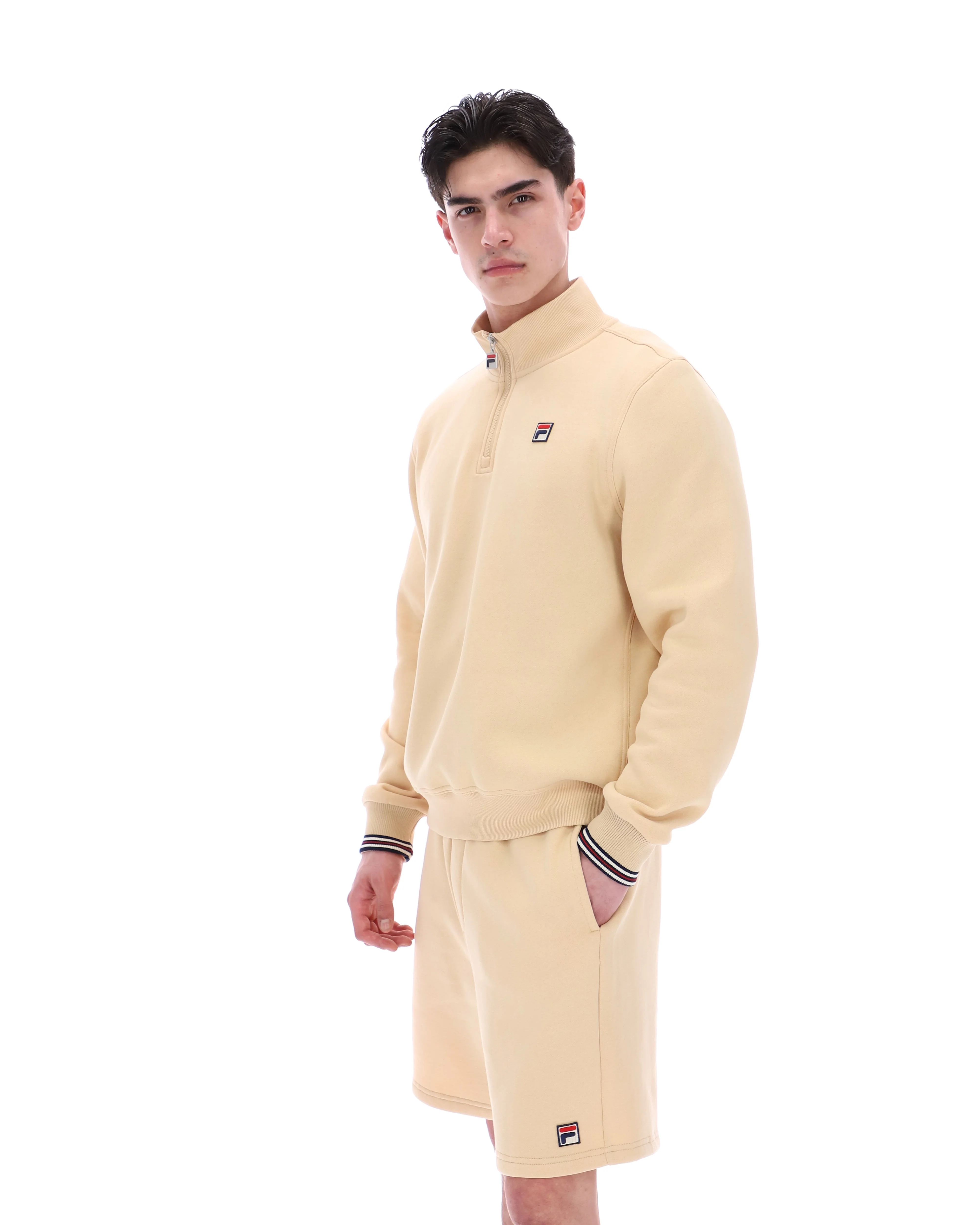 Classic Beige Ramy F-Box 1/4 Zip Up - Image 3