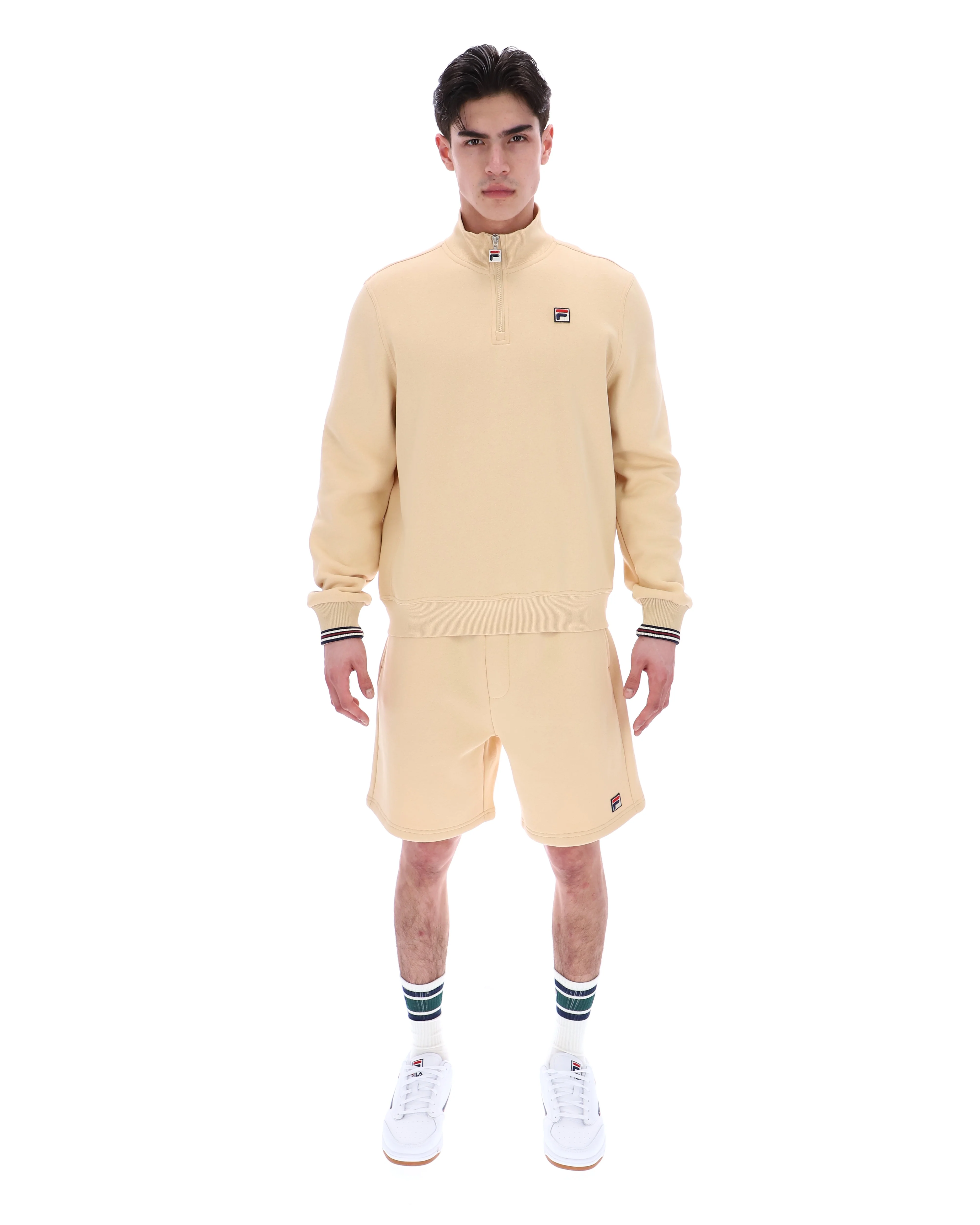 Classic Beige Ramy F-Box 1/4 Zip Up - Image 4