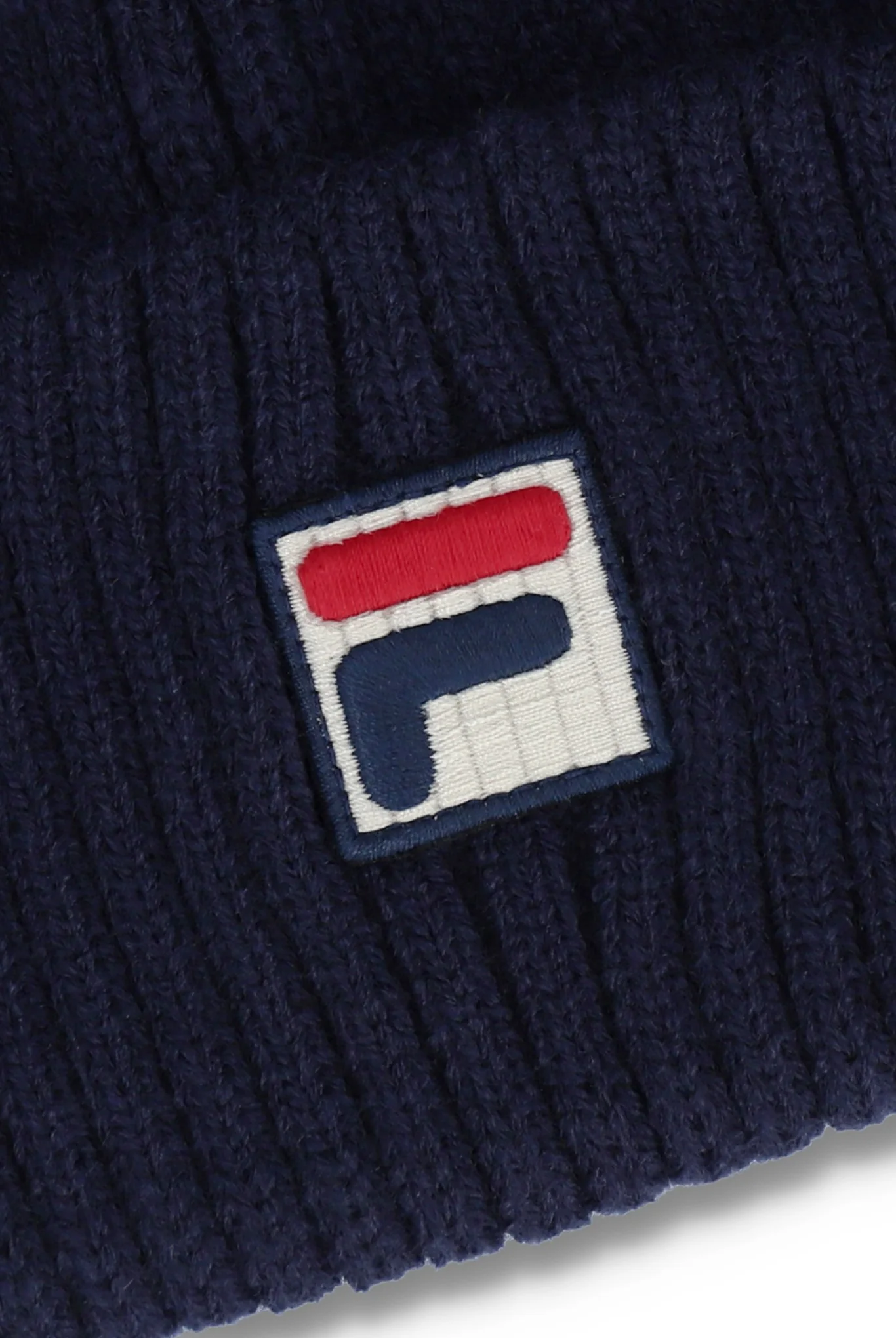 Fila Navy Ricco Ribbed Watchman Turn-Up Beanie - Image 3