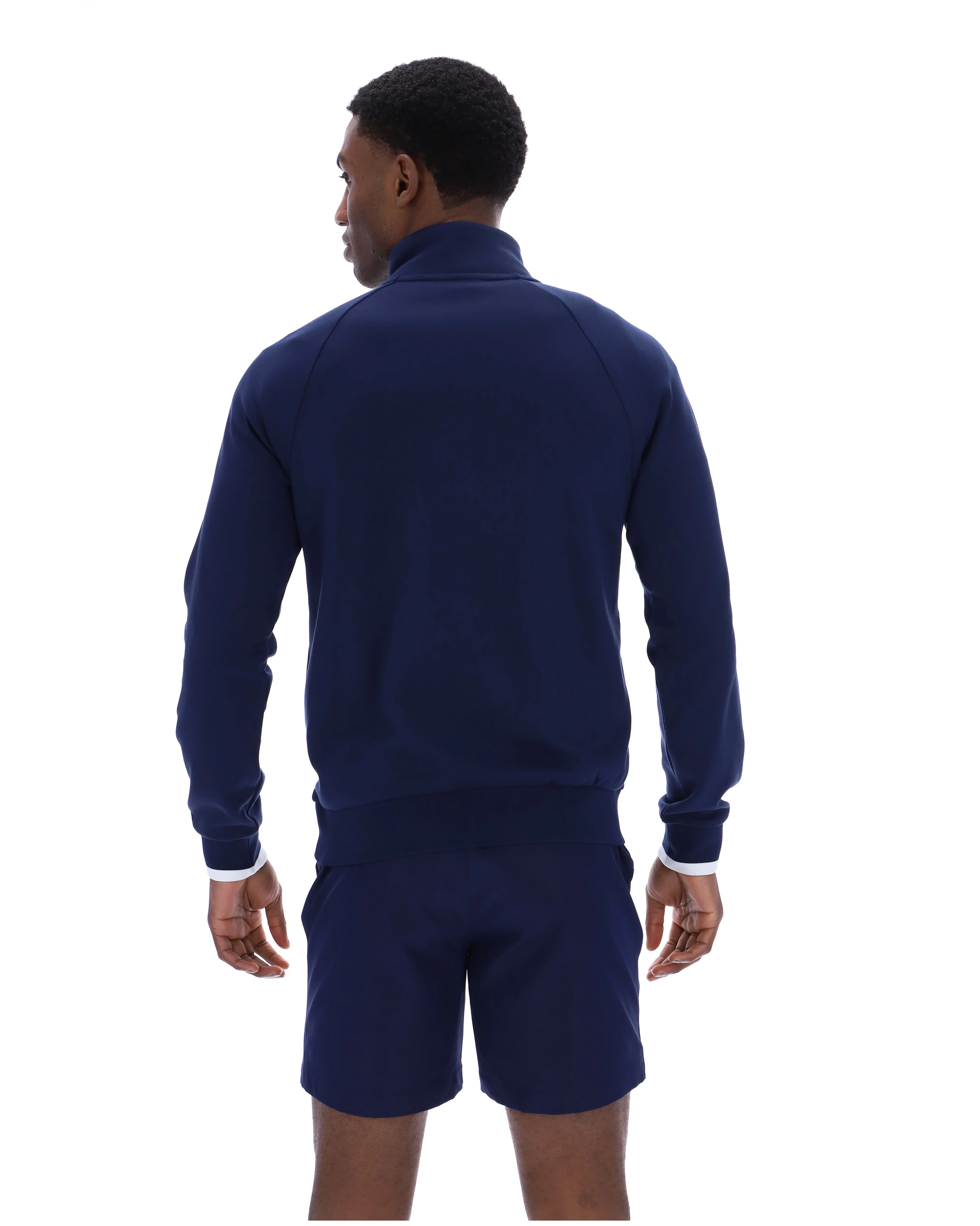 Fila Navy Rolando 1/4 Zip Neck Sweatshirt - Image 8