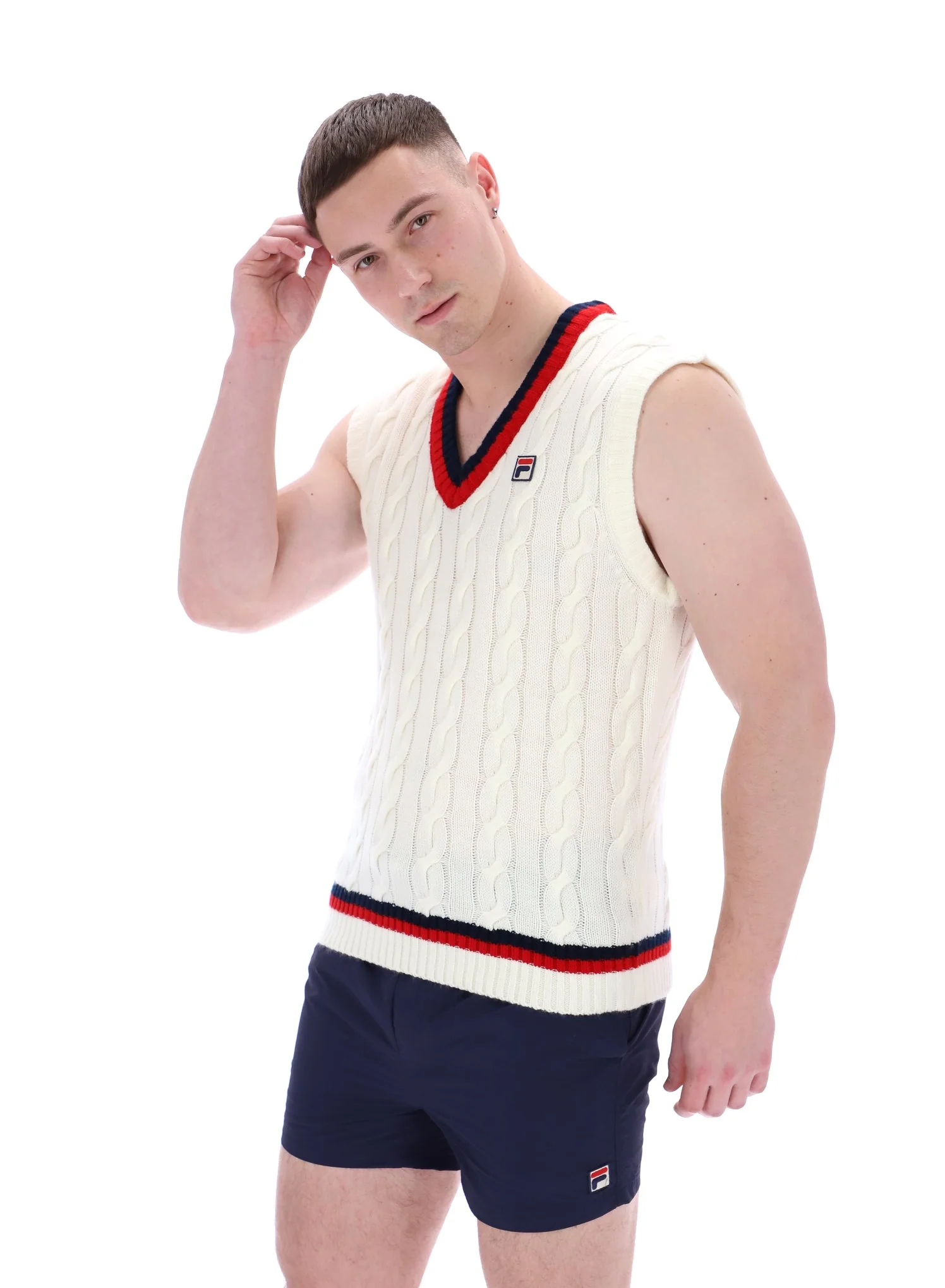 Gardenia Rufus Archive Cable Knit Vest - Image 13