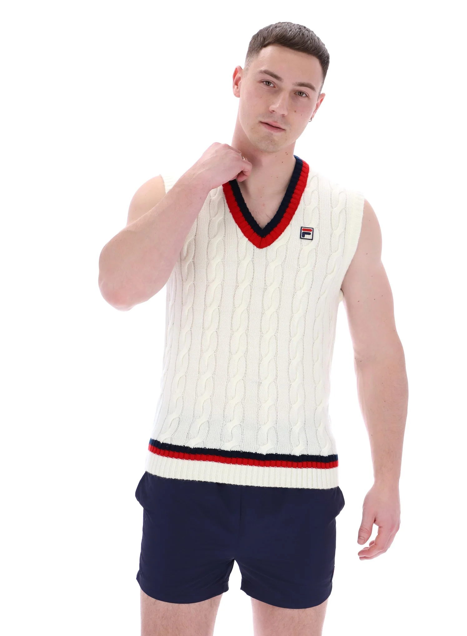 Gardenia Rufus Archive Cable Knit Vest - Image 3