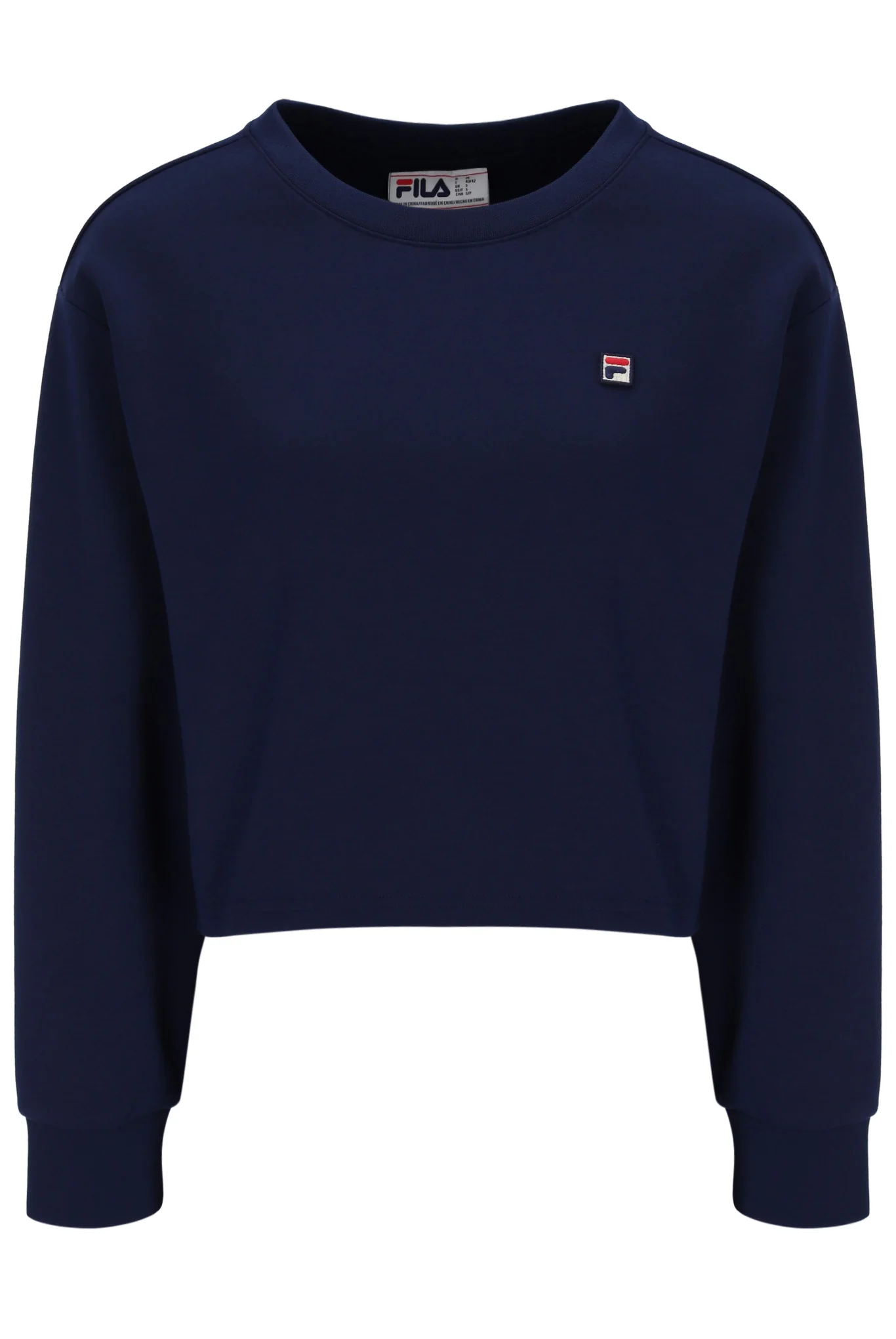 Fila Navy Sestri Wide Crew Neck Sweatshirt - Image 2