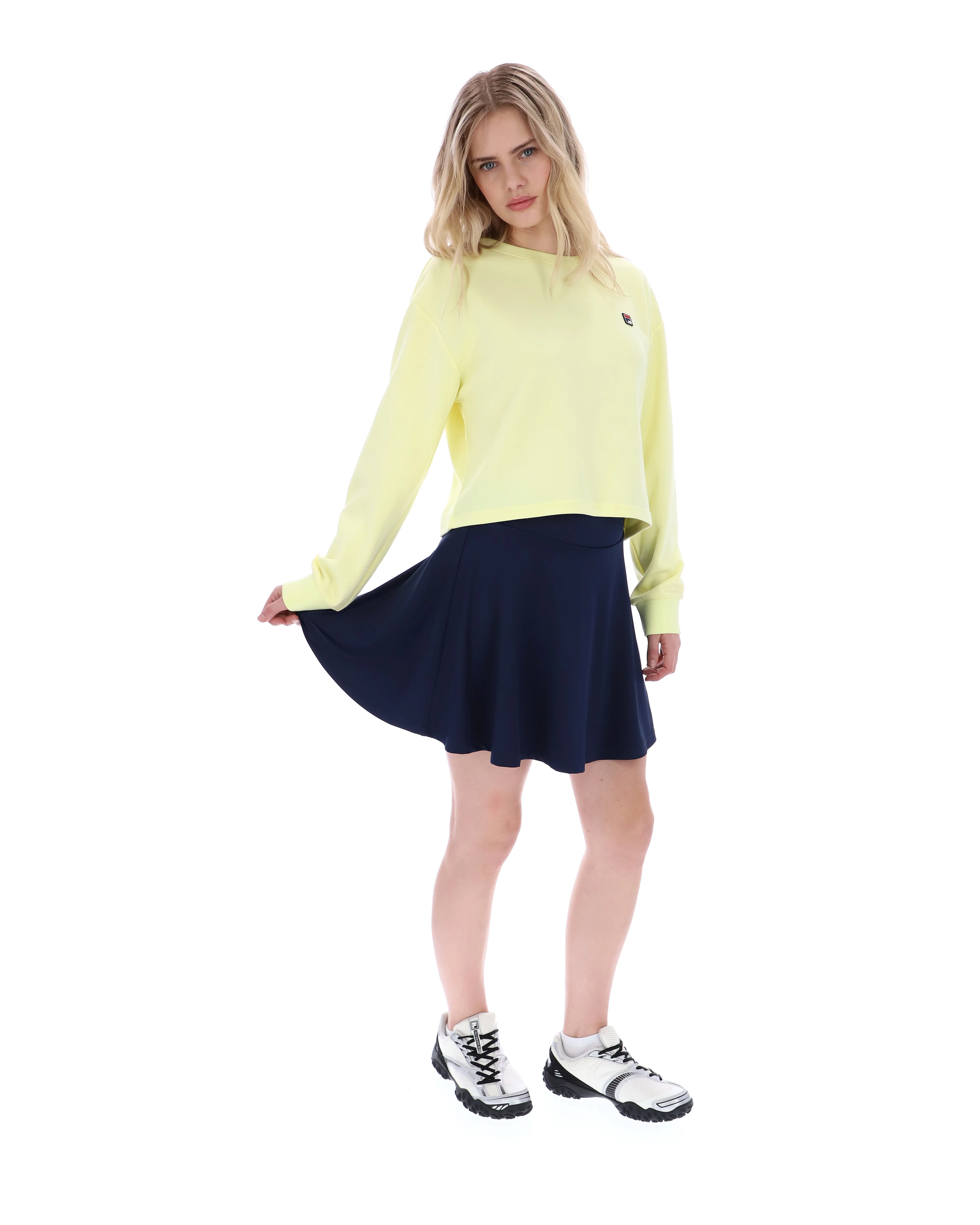 Wax Yellow Sestri Wide Crew Neck Sweatshirt - Image 6
