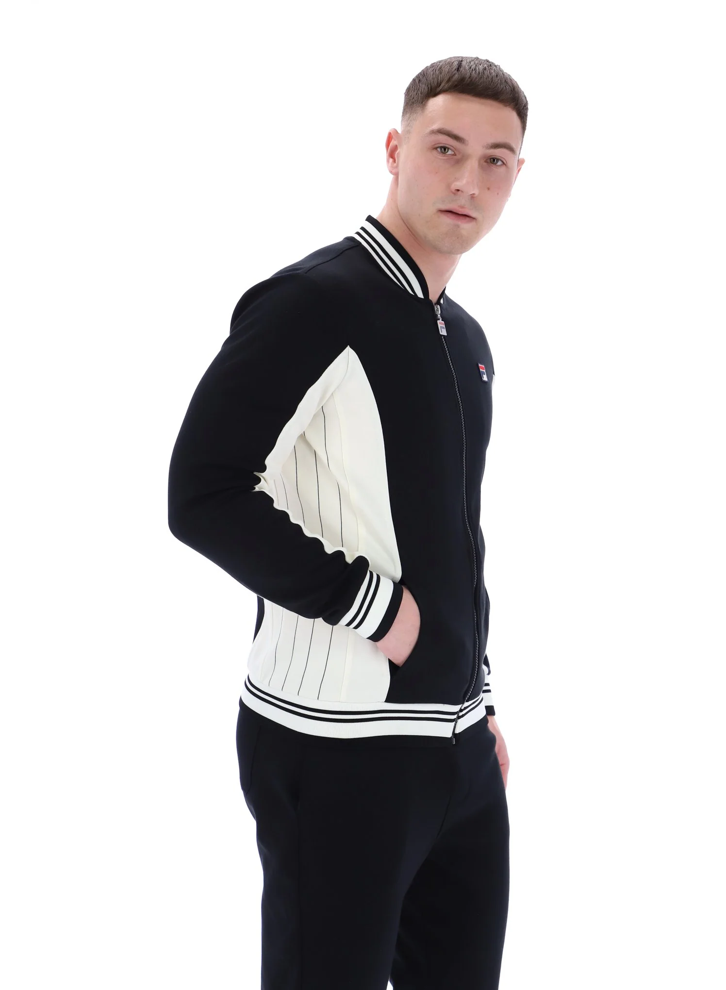 Black Settanta Baseball Track Top - Image 7