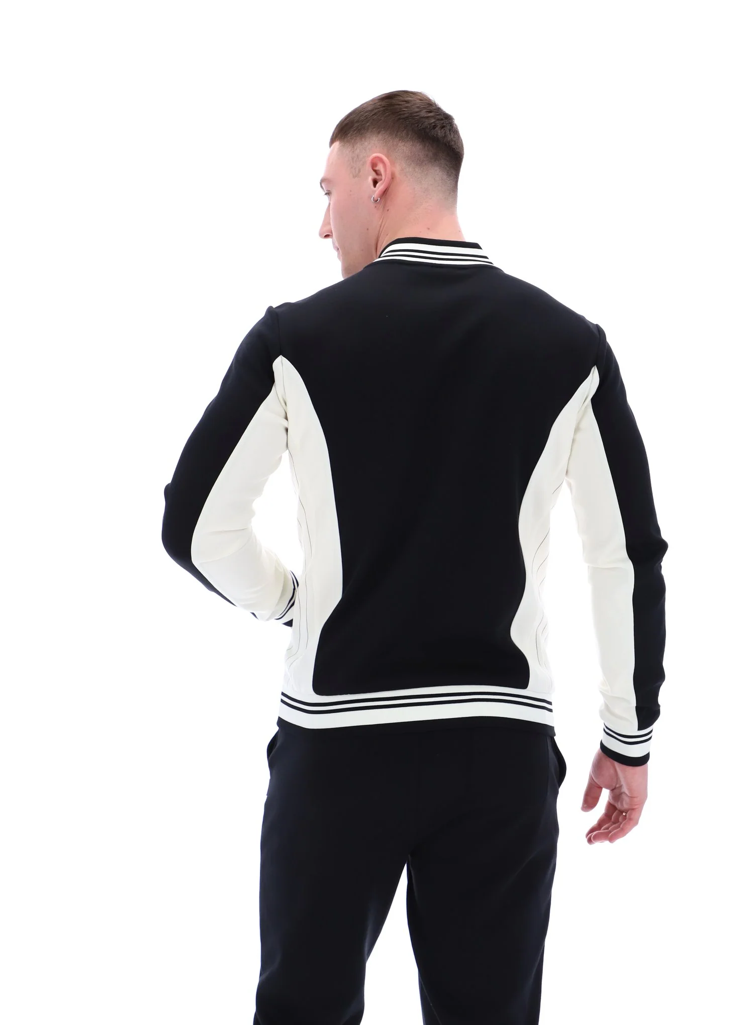 Black Settanta Baseball Track Top - Image 9