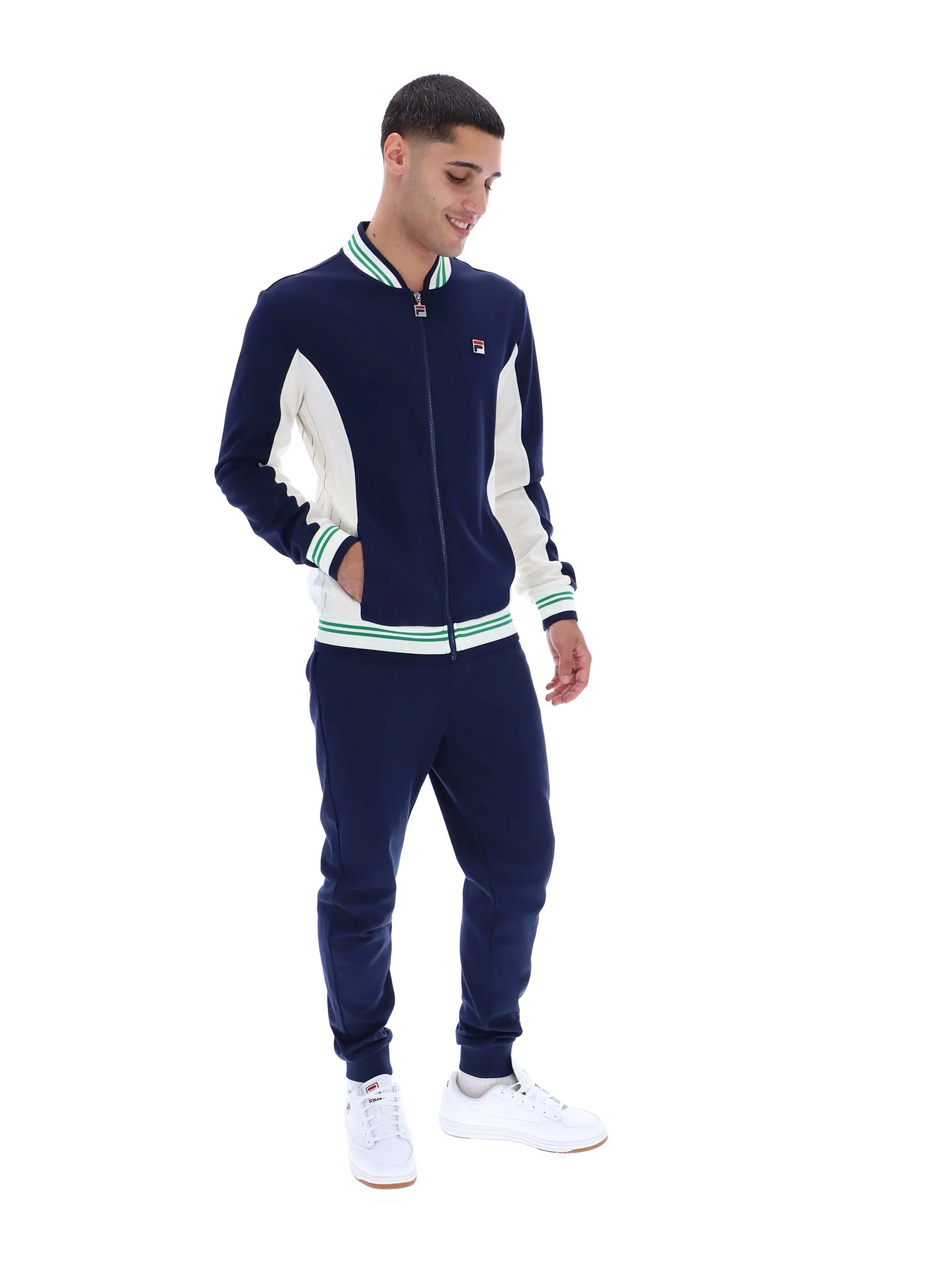 Fila Navy Settanta Baseball Track Top - Image 6
