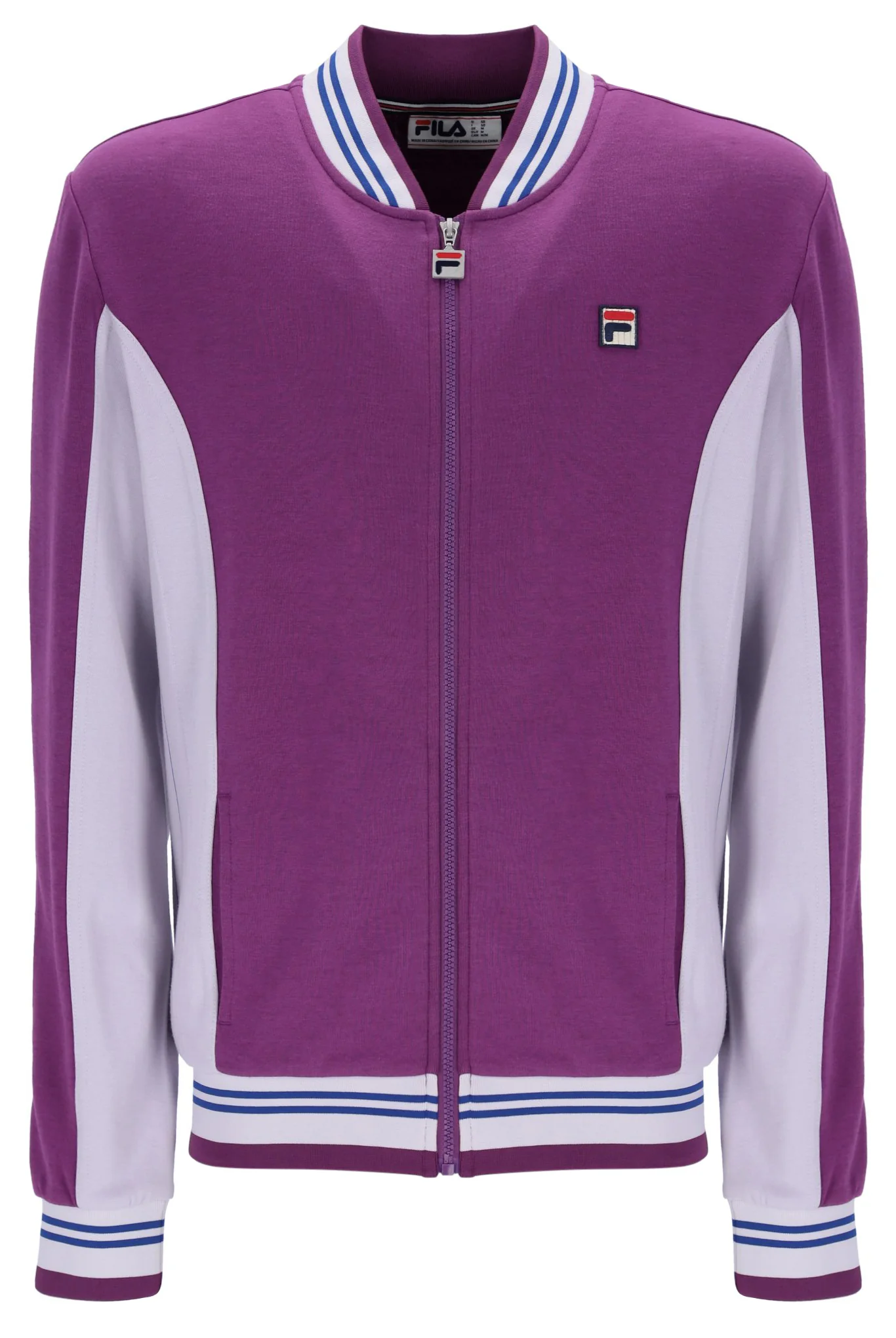 Sunset Purple Settanta Baseball Track Top - Image 3