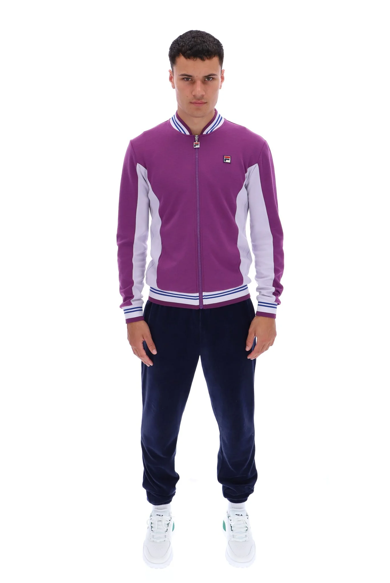 Sunset Purple Settanta Baseball Track Top - Image 4