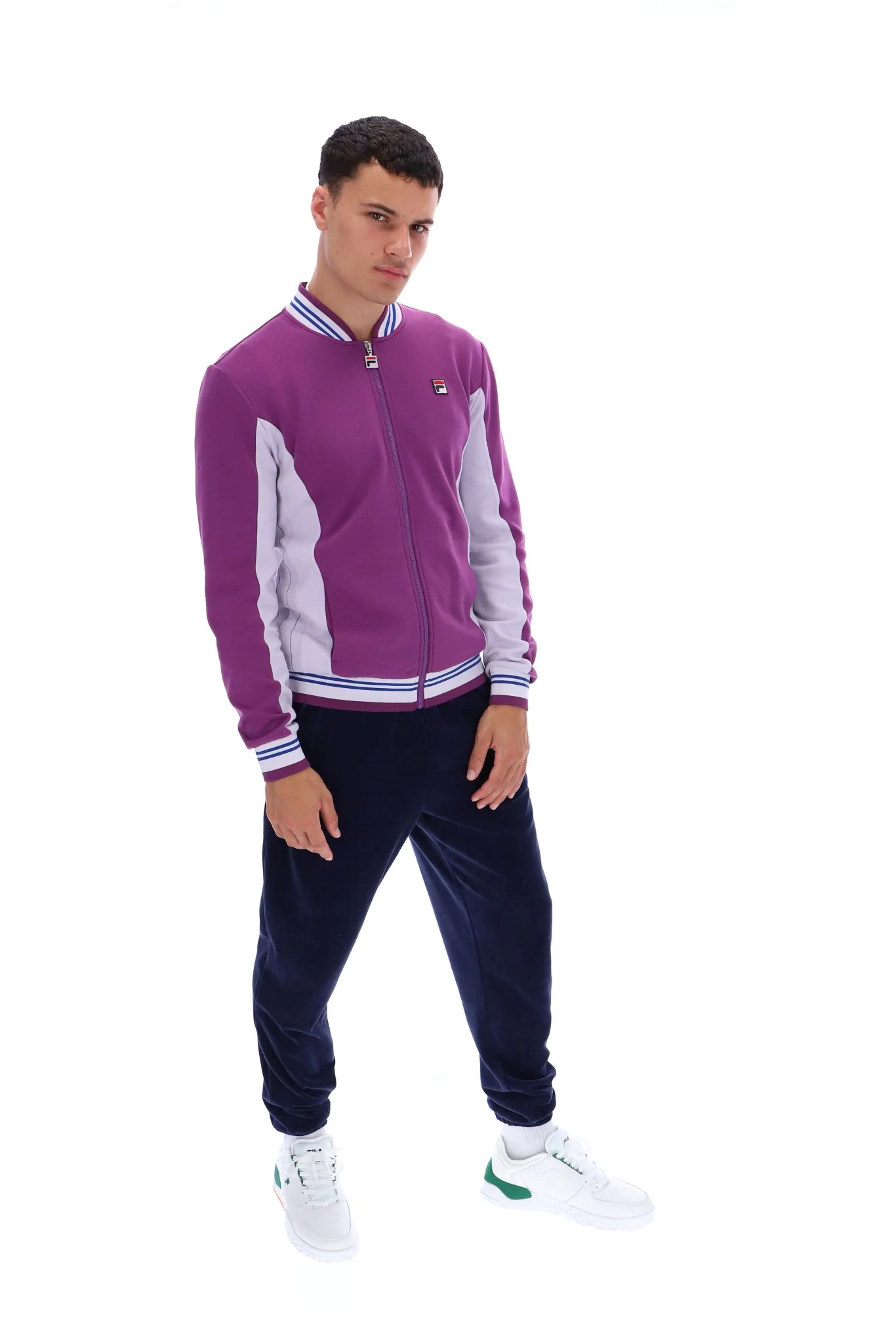 Sunset Purple Settanta Baseball Track Top - Image 6