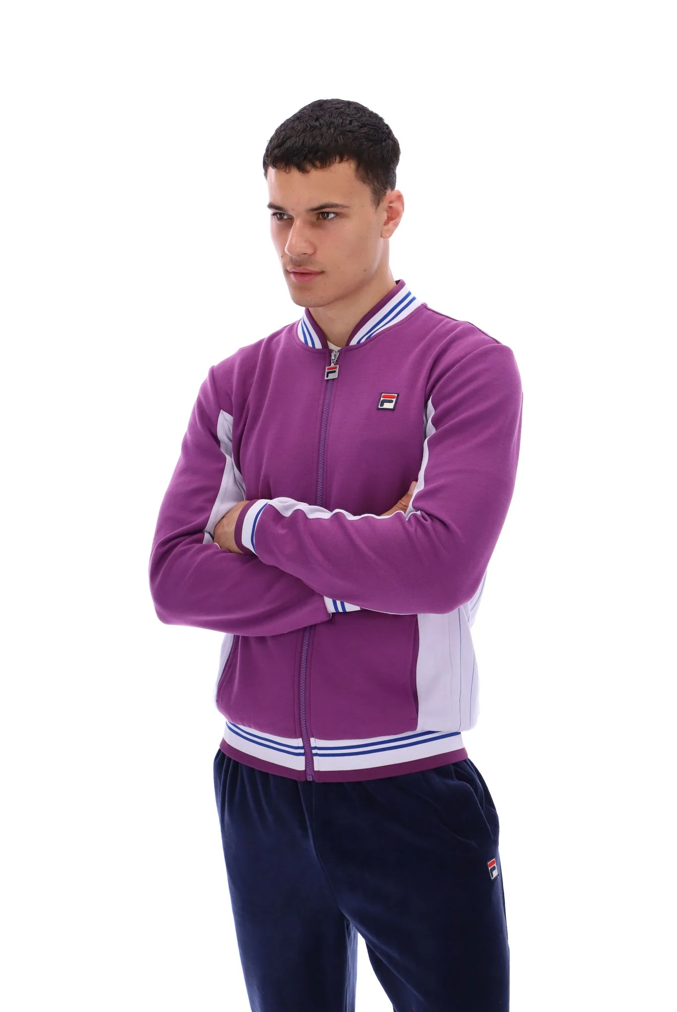 Sunset Purple Settanta Baseball Track Top - Image 8