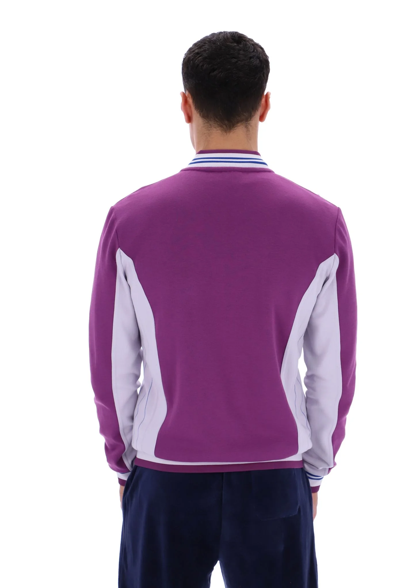 Sunset Purple Settanta Baseball Track Top - Image 9