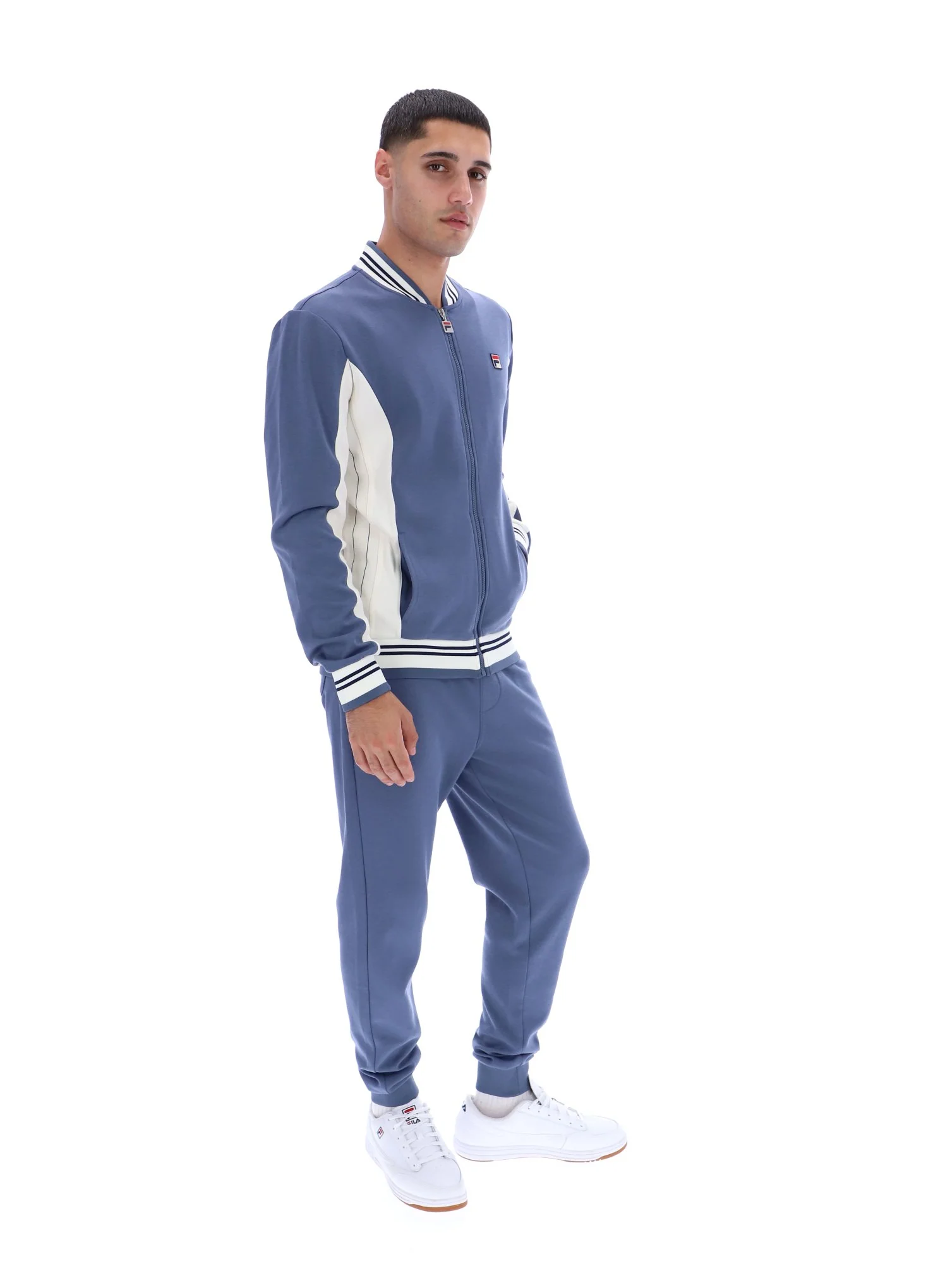 Vintage Indigo Settanta Baseball Track Top - Image 5