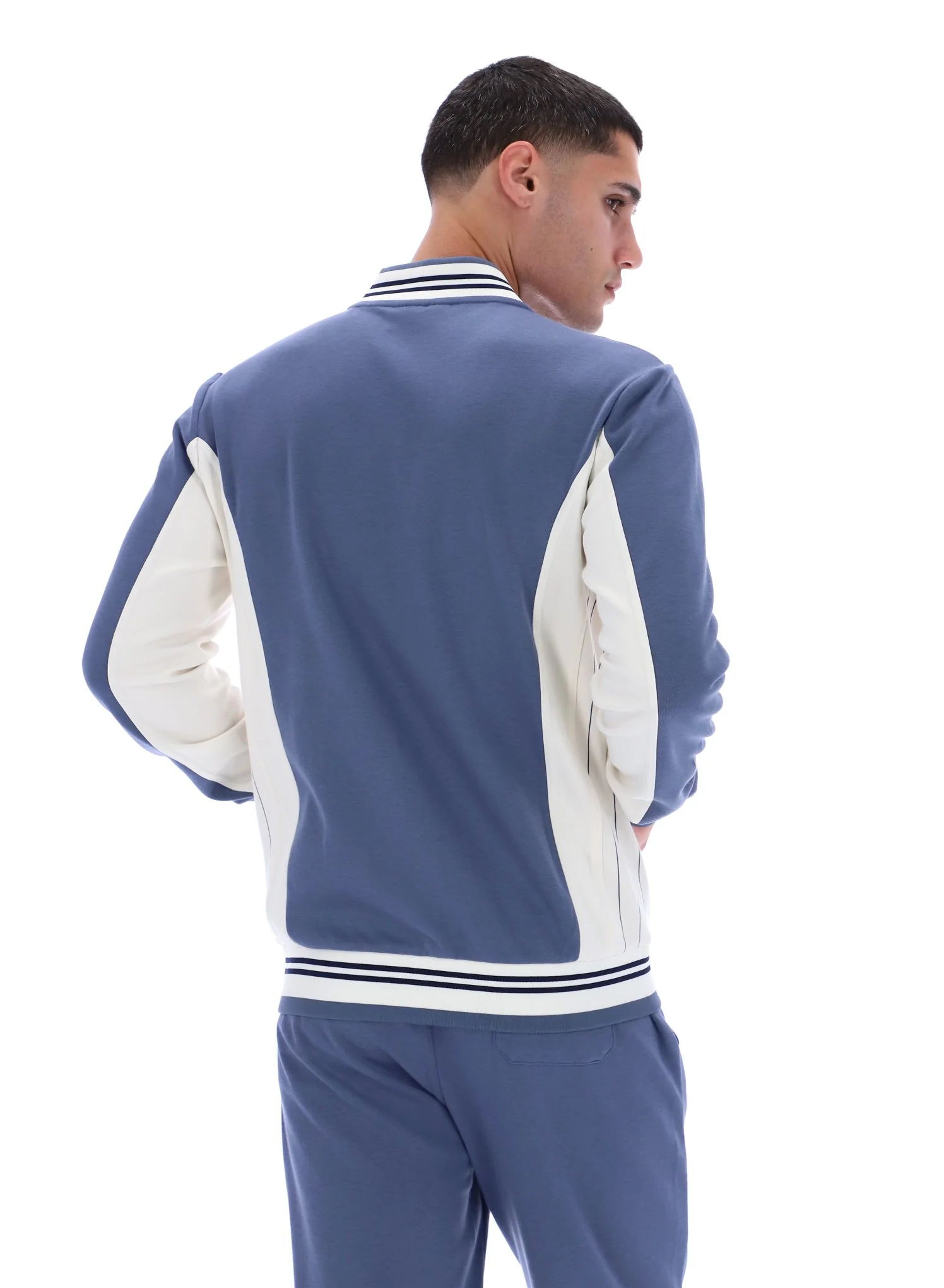Vintage Indigo Settanta Baseball Track Top - Image 7