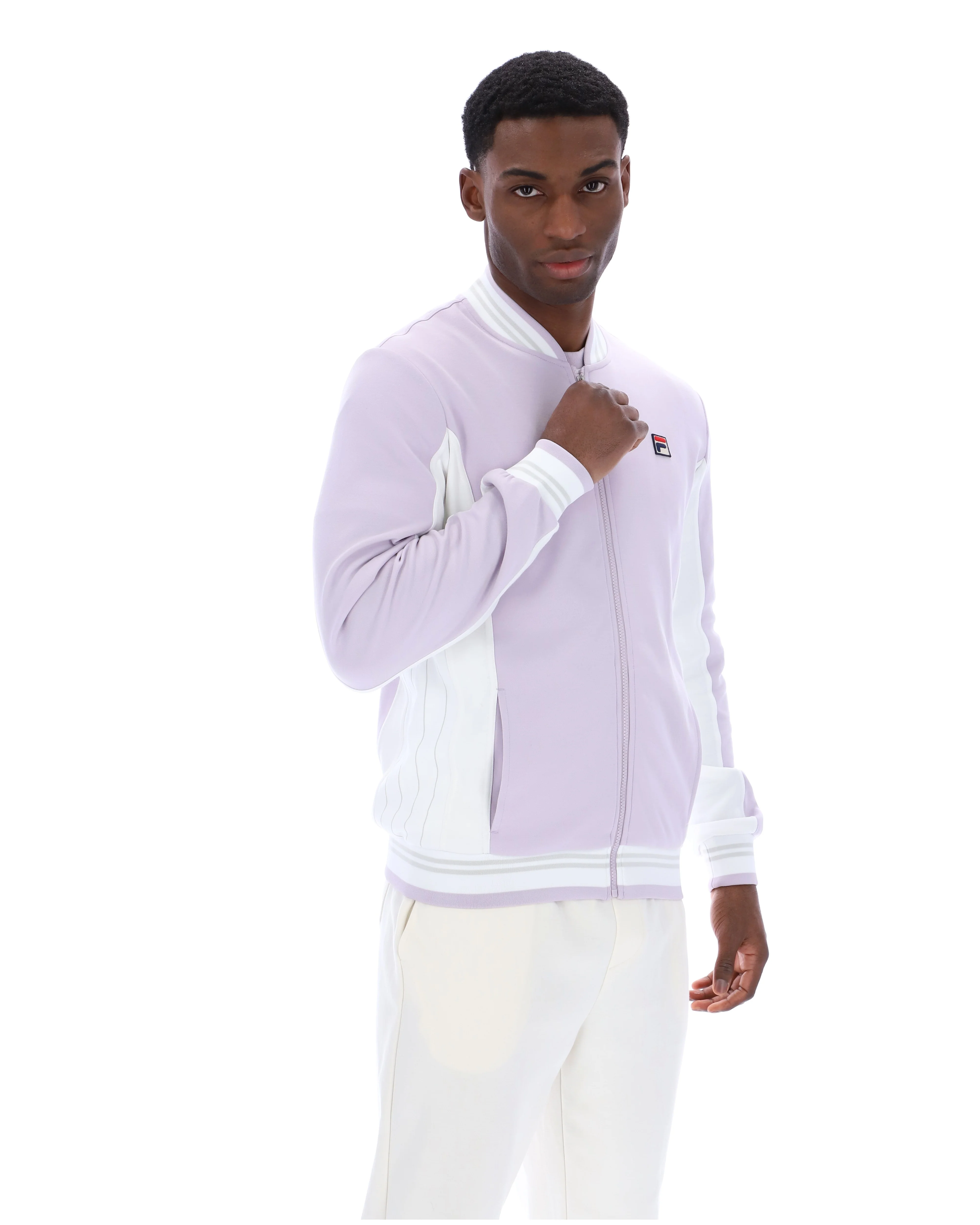 Misty Lilac Settanta Baseball Track Top - Image 5
