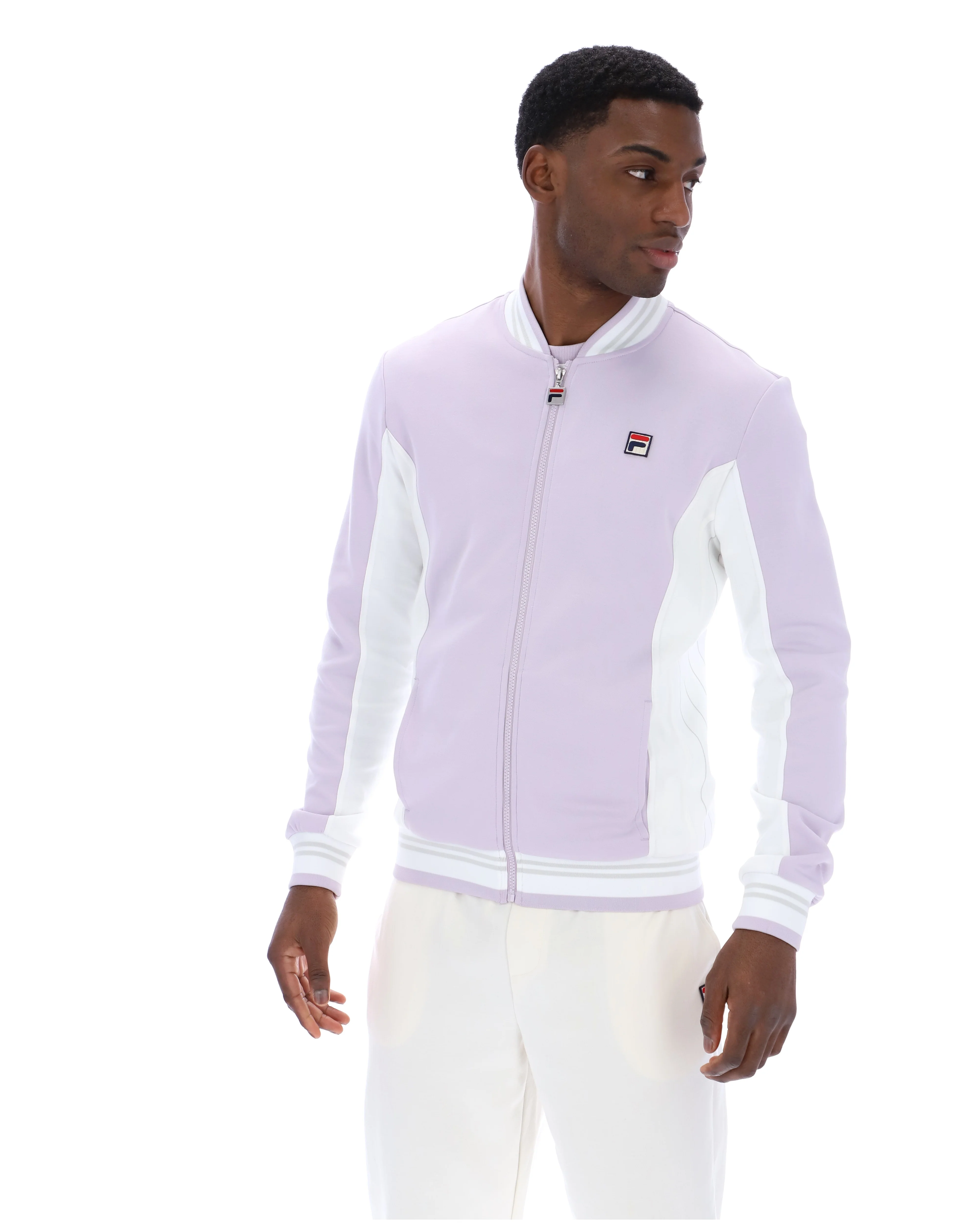 Misty Lilac Settanta Baseball Track Top - Image 6