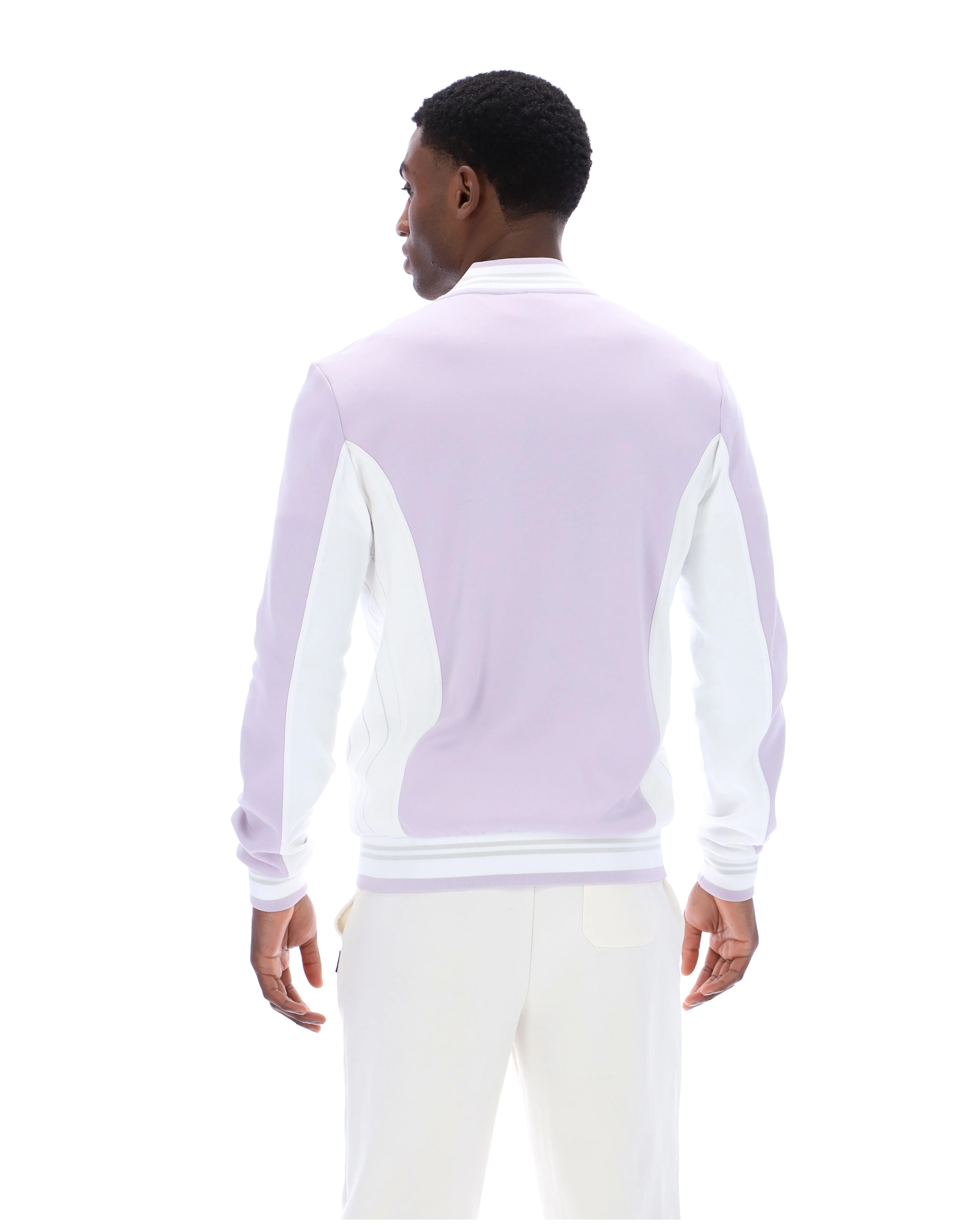 Misty Lilac Settanta Baseball Track Top - Image 8