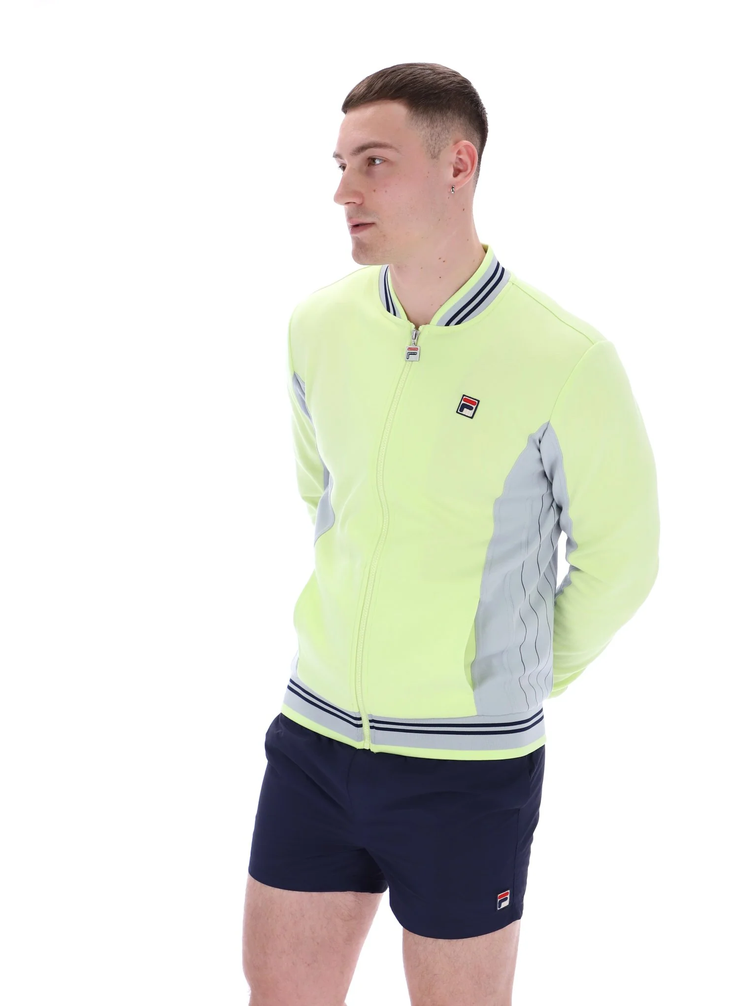 Shadow Lime Settanta Baseball Track Top - Image 10