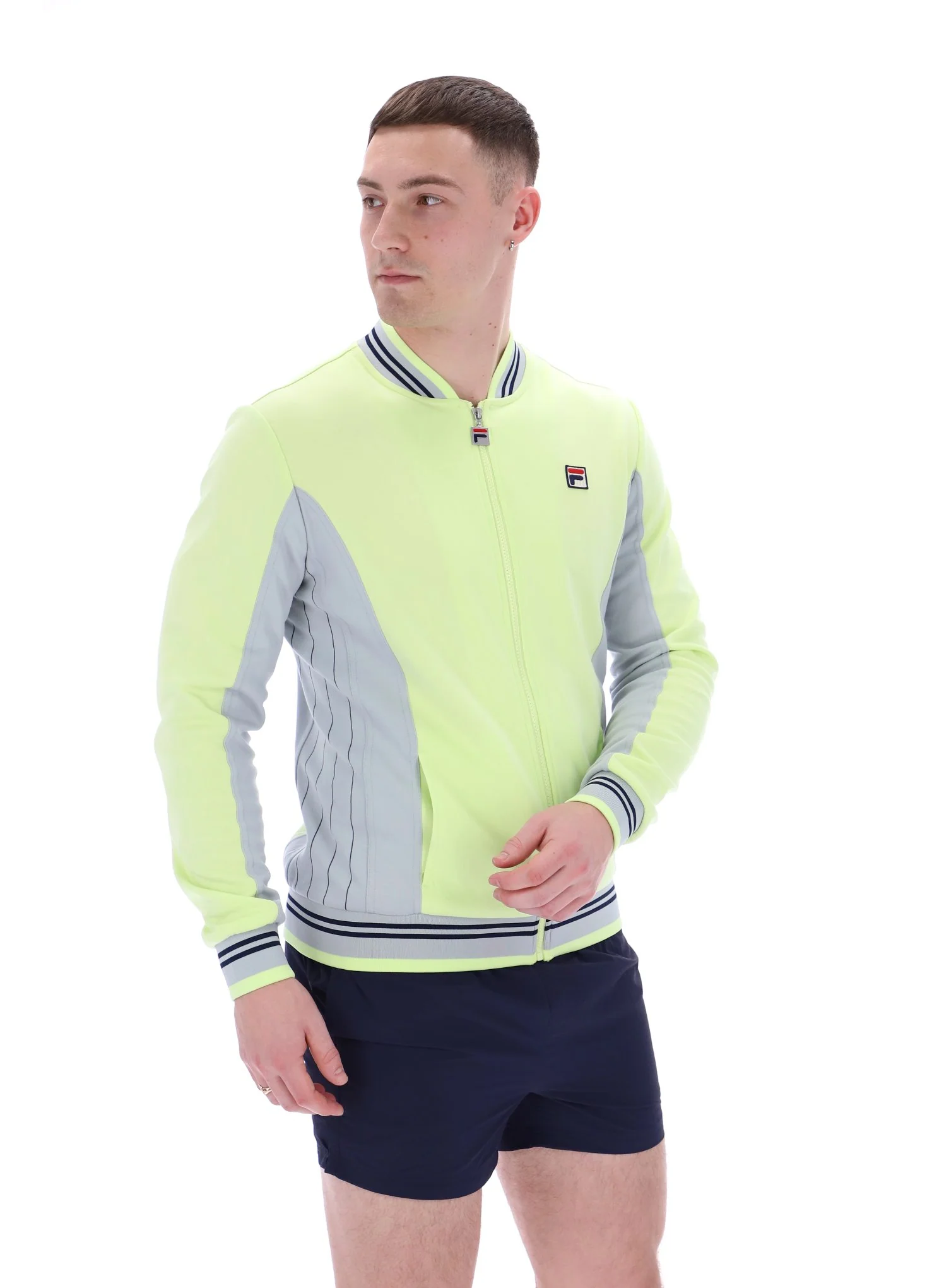 Shadow Lime Settanta Baseball Track Top - Image 11