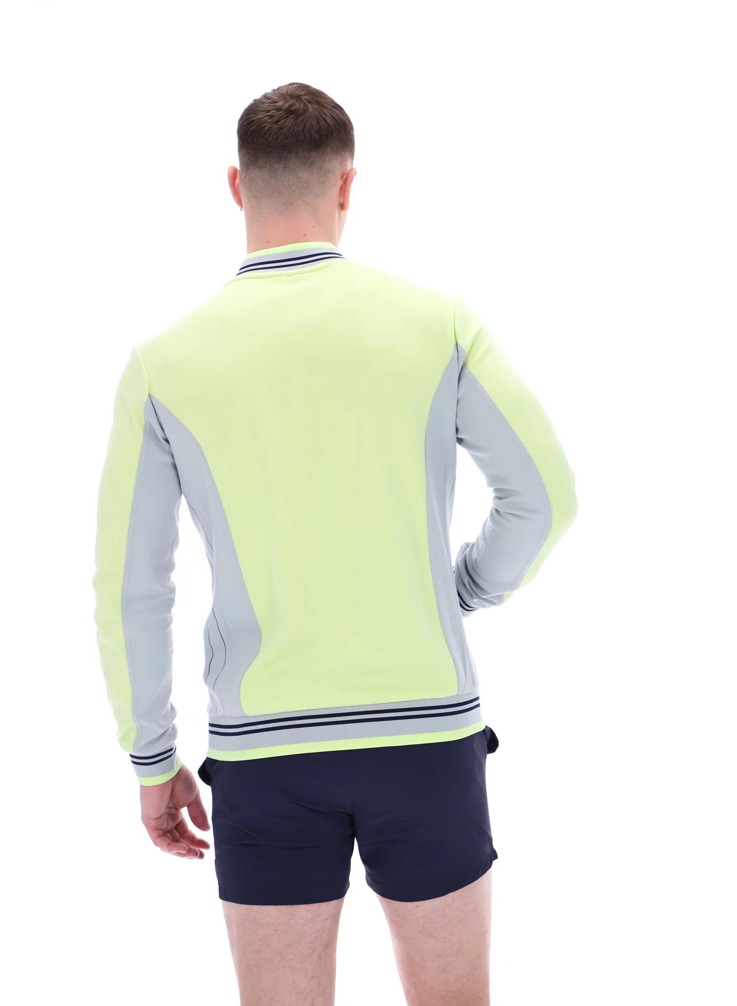 Shadow Lime Settanta Baseball Track Top - Image 12