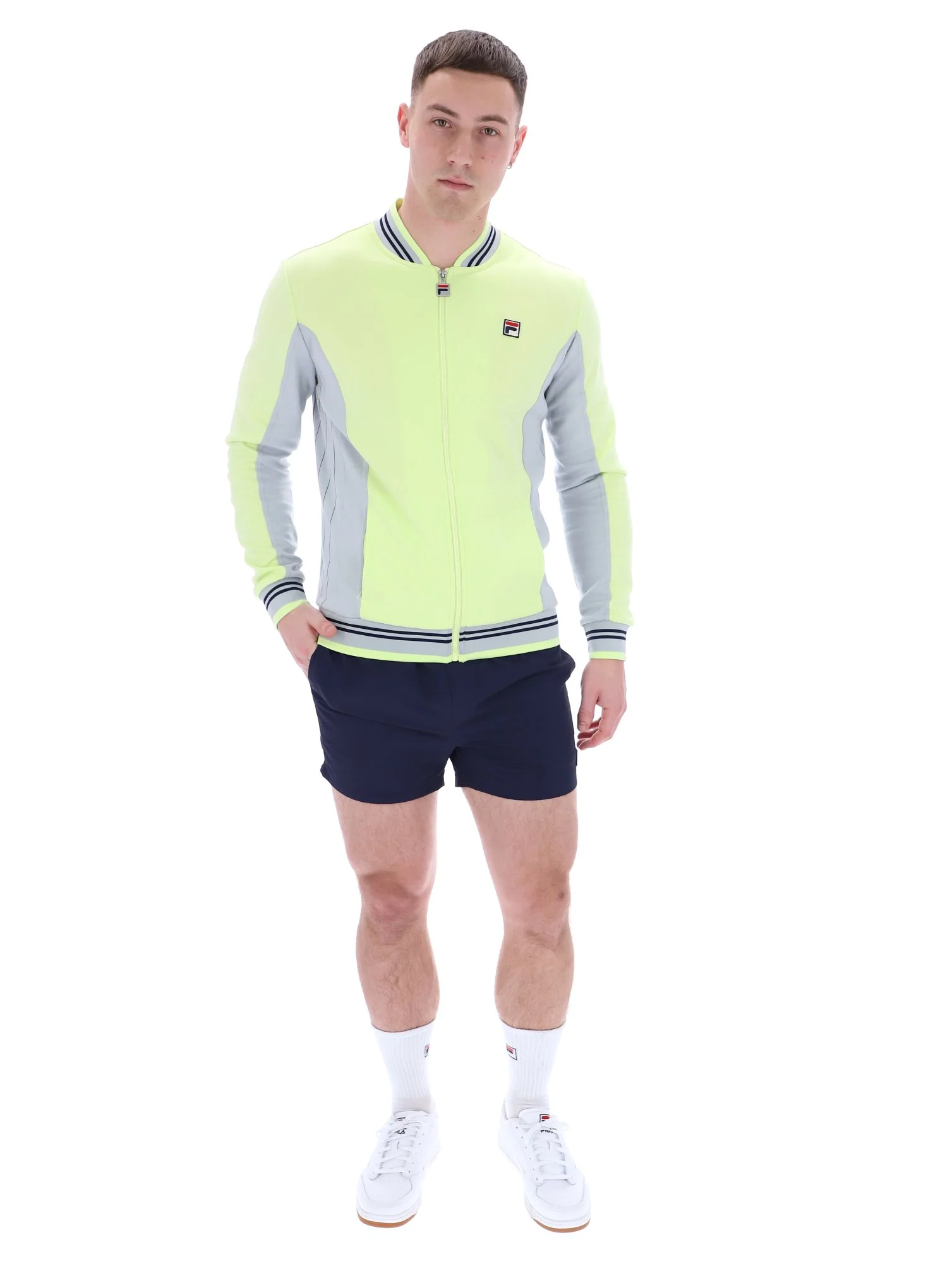 Shadow Lime Settanta Baseball Track Top - Image 6